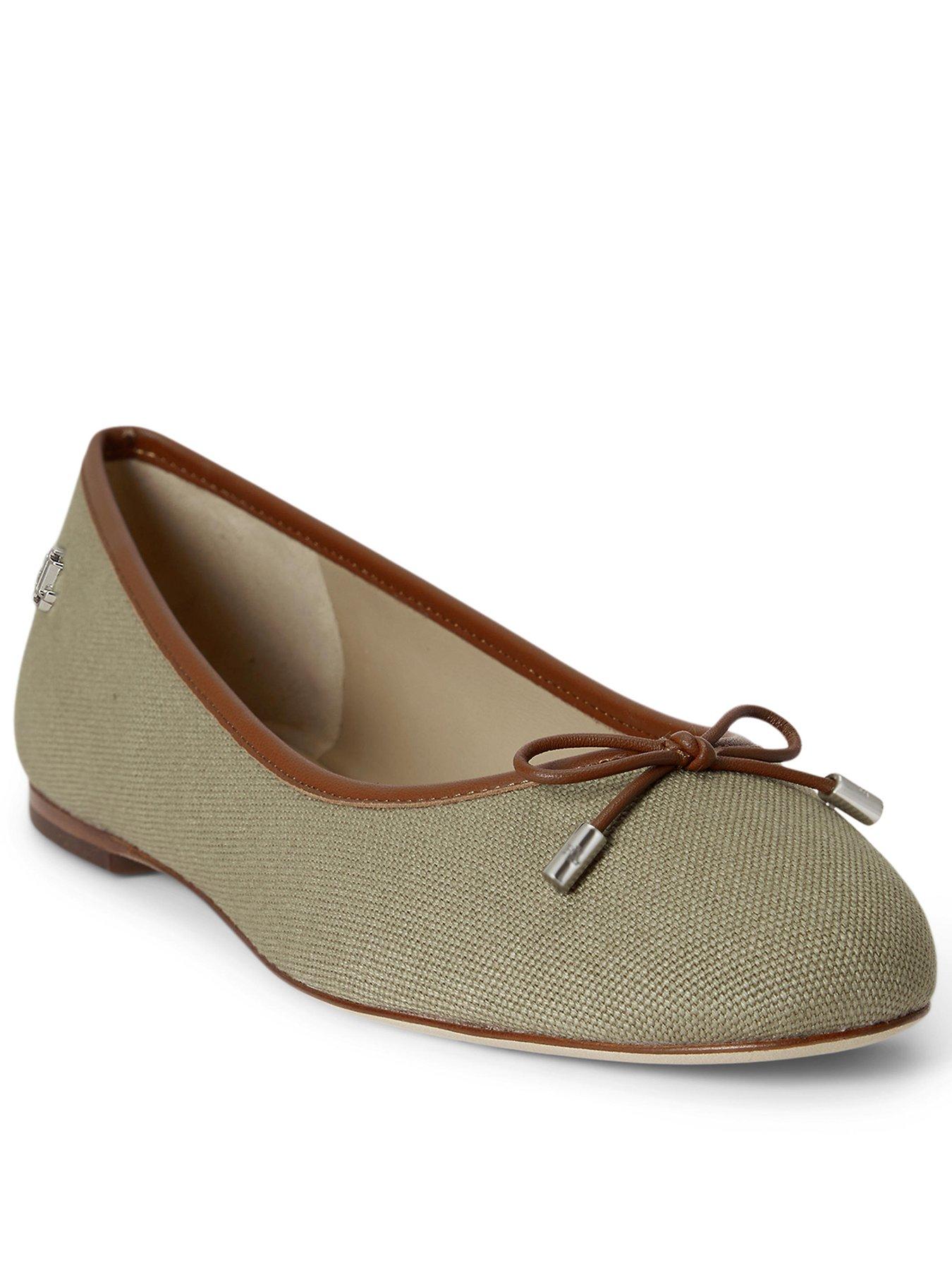 Lauren by Ralph Lauren Jayna Ballet Flats - Beige
