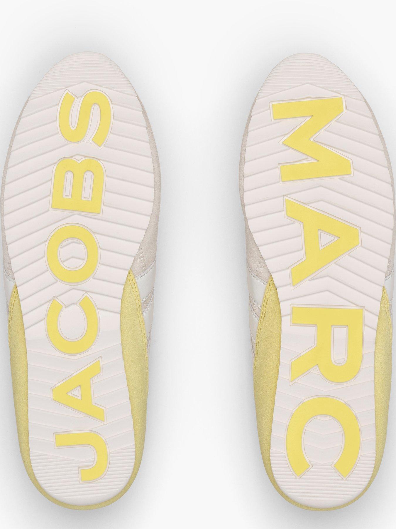 Image 4 of 5 of MARC JACOBS The 400 Bleecker Runner Low Top Sneakers - Yellow