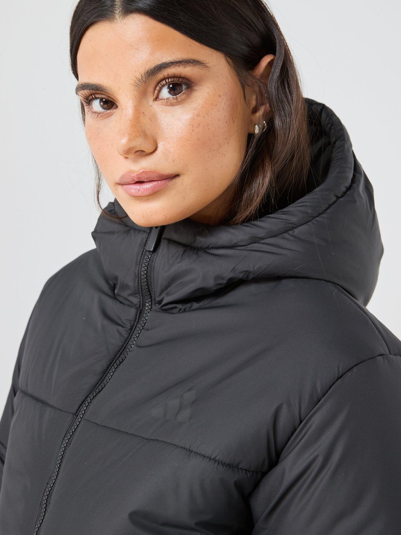 Image 4 of 6 of adidas Sportswear Womens Essentials Highloft Insulated Puffer - Black