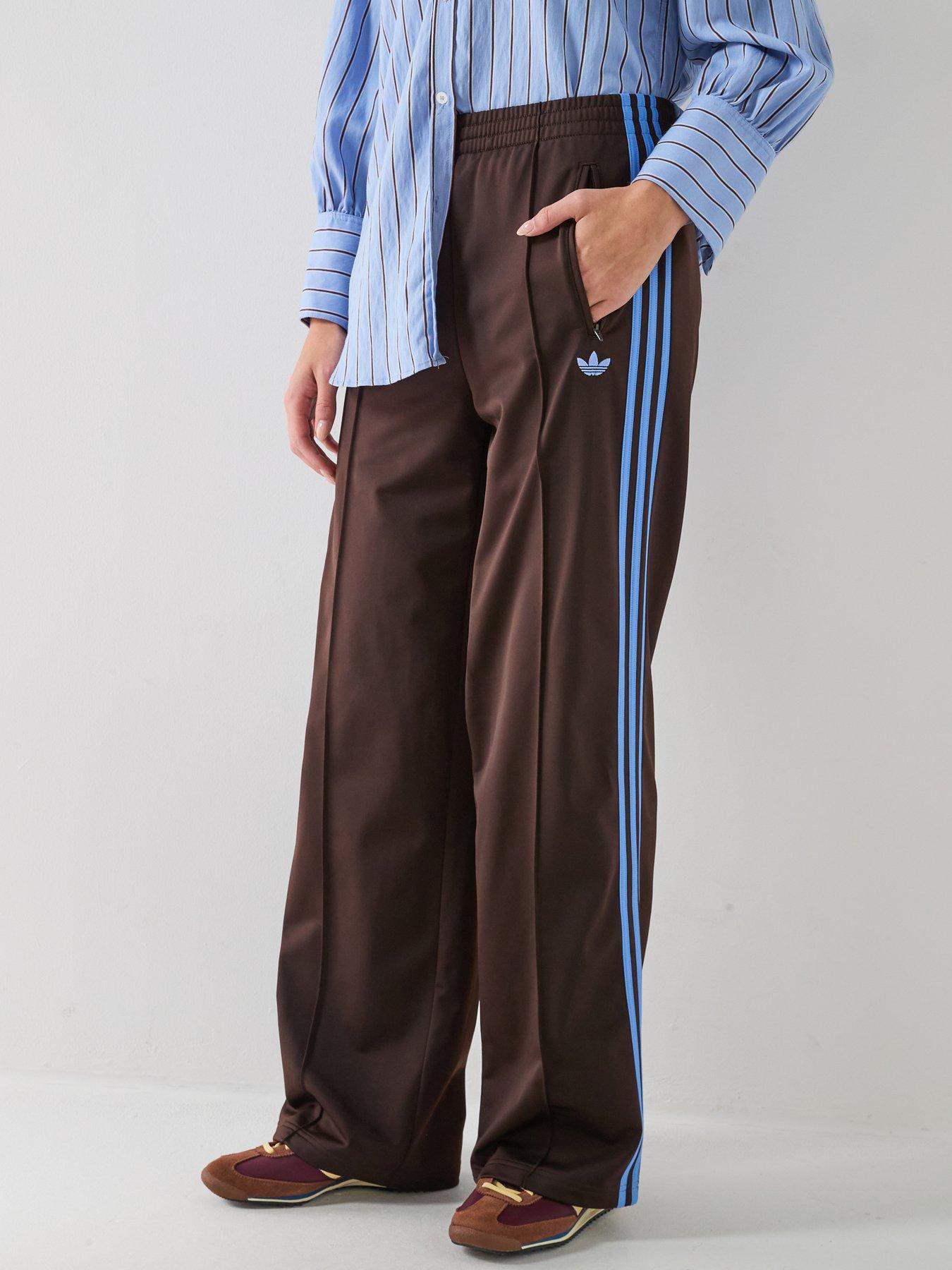 Image 3 of 6 of adidas Originals Womens Firebird Loose Track Pants - Brown