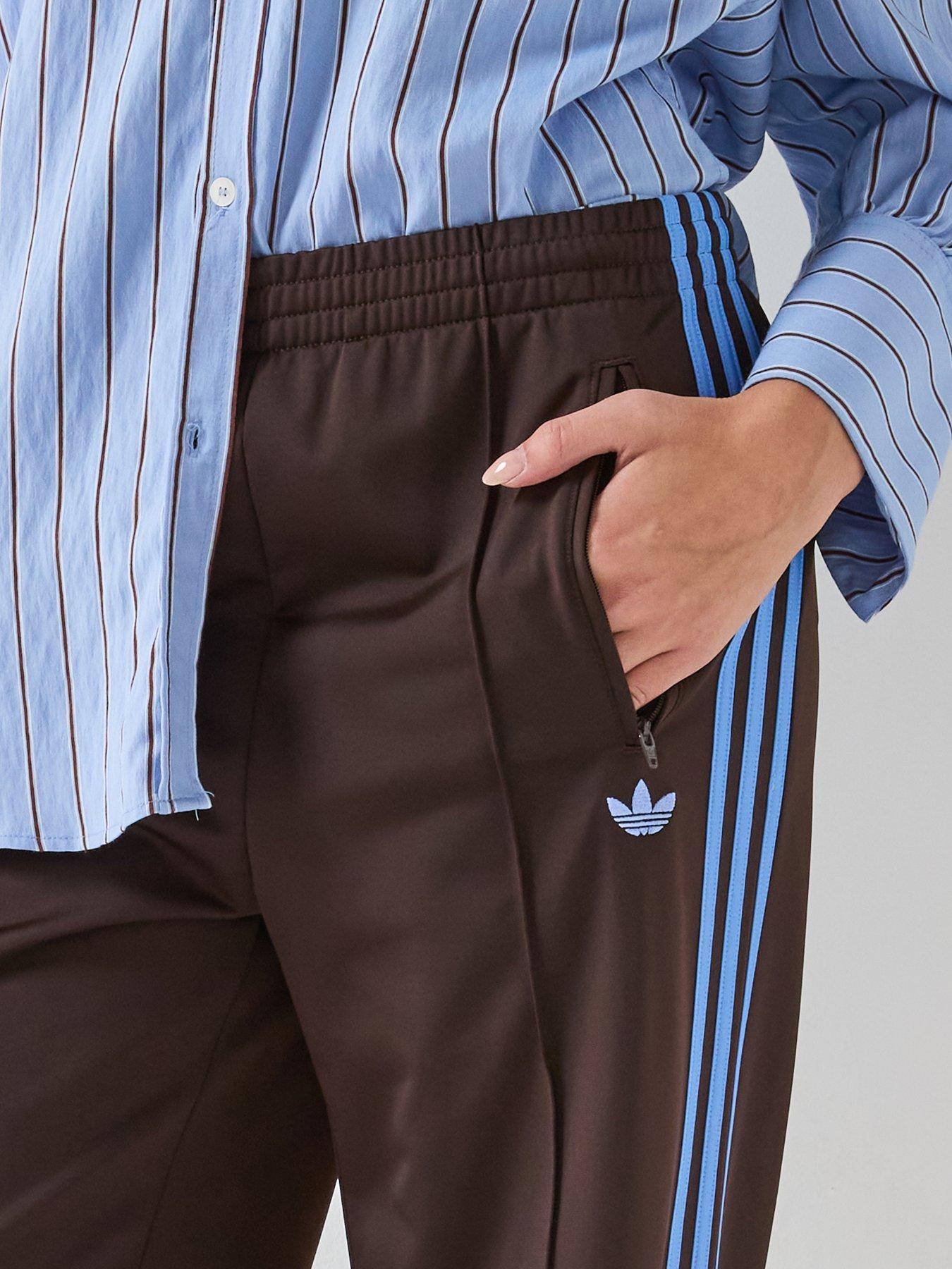 Image 4 of 6 of adidas Originals Womens Firebird Loose Track Pants - Brown