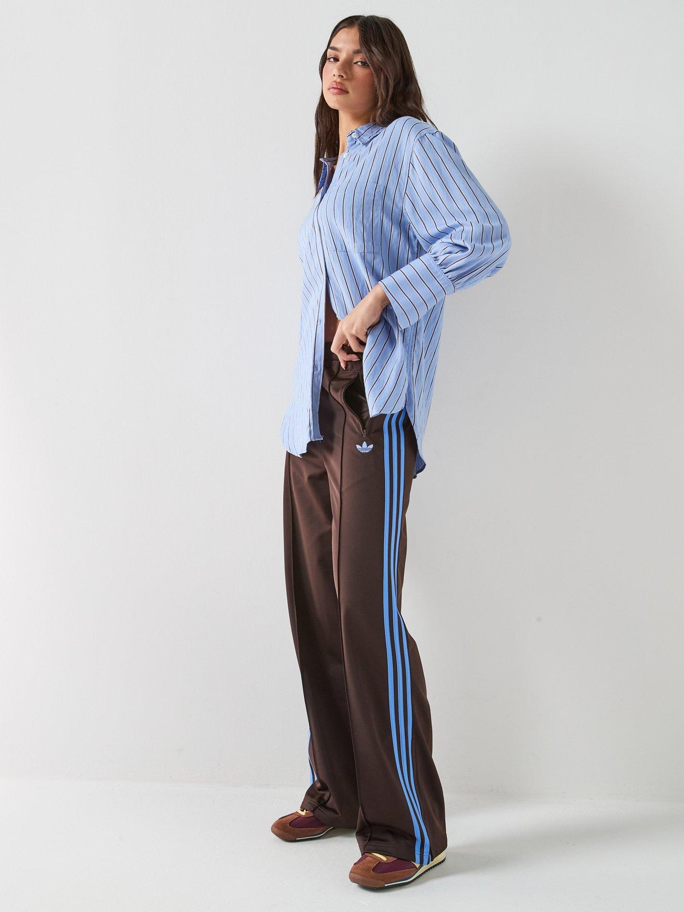 Image 5 of 6 of adidas Originals Womens Firebird Loose Track Pants - Brown