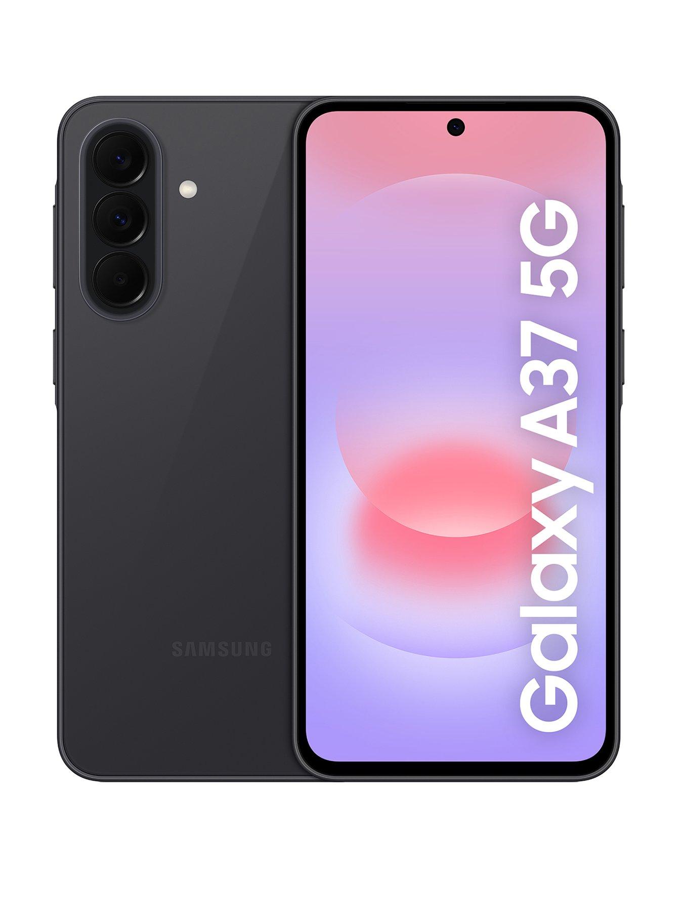 Samsung Galaxy A37 128GB, 5G Awesome Charcoal with Galaxy AI