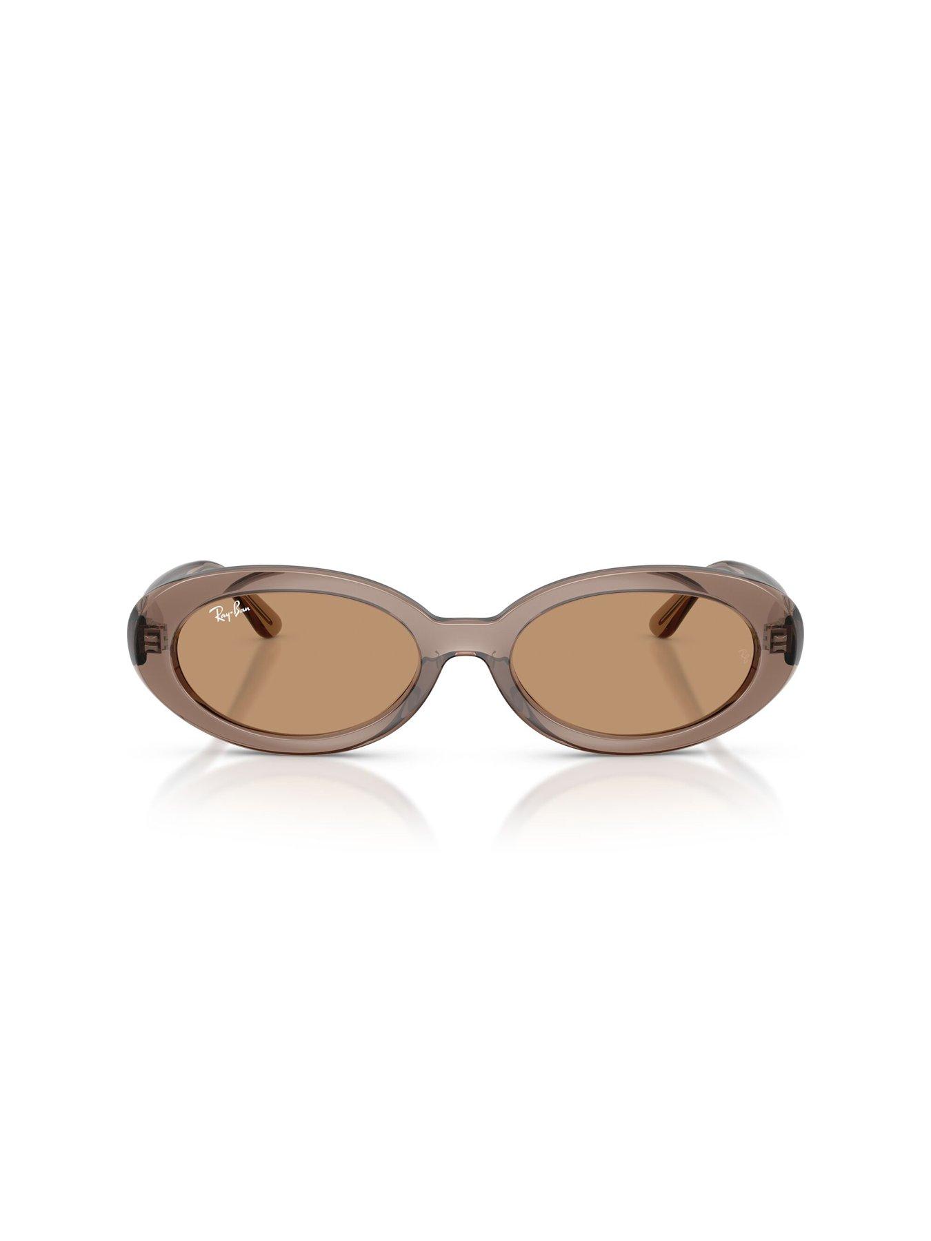 Image 3 of 5 of Ray-Ban Oval Thick Frame Sunglasses - 0Rb2223 - Brown