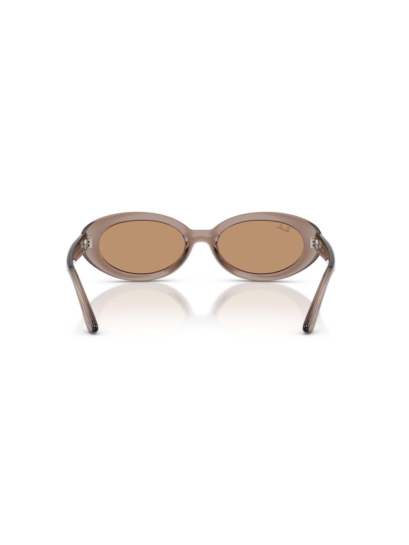 Image 5 of 5 of Ray-Ban Oval Thick Frame Sunglasses - 0Rb2223 - Brown