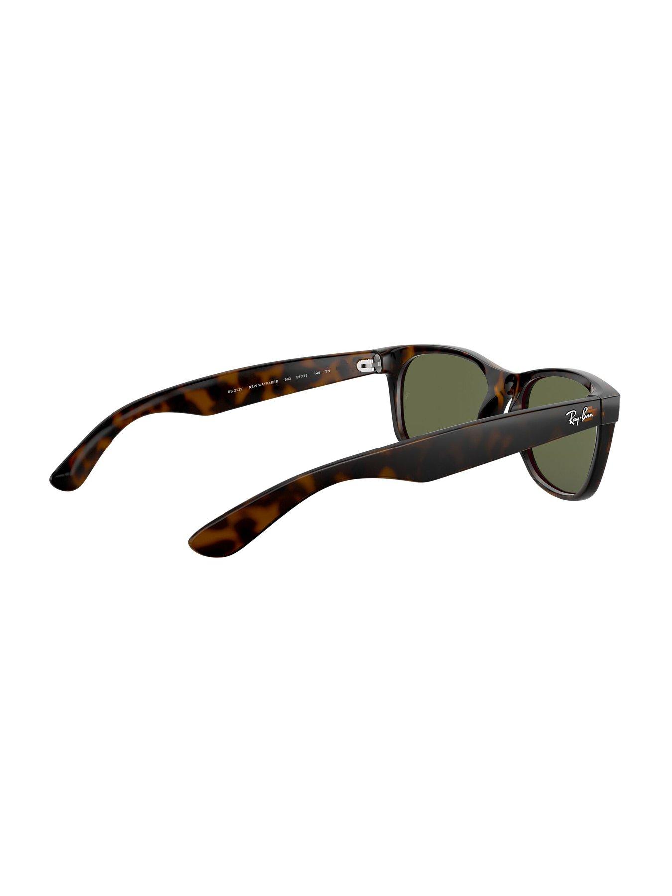 Image 5 of 5 of Ray-Ban Rectangle Wayfarer Sunglasses, Brown- 0rb2132
