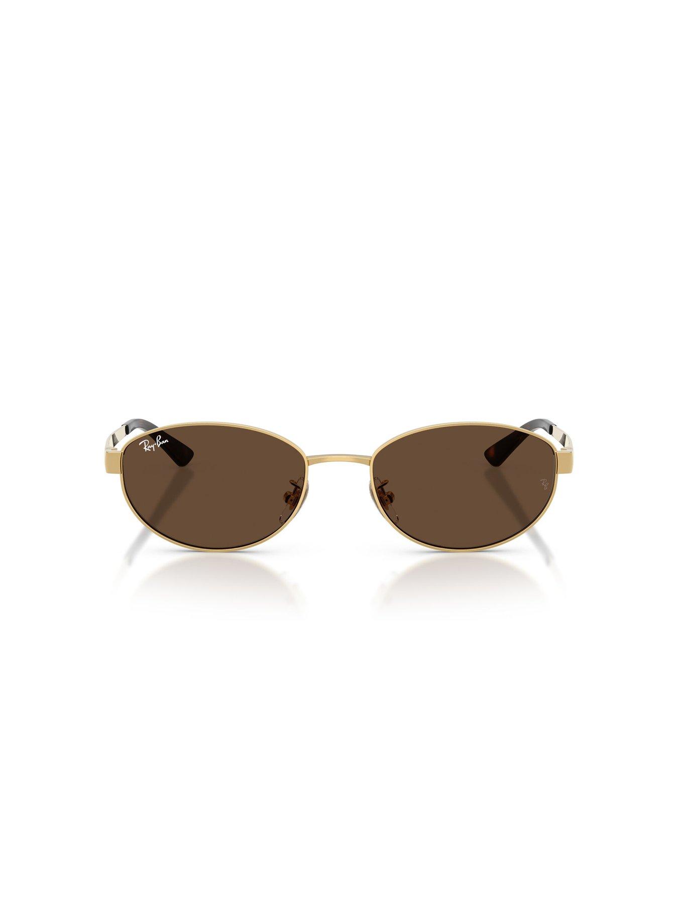 Image 3 of 5 of Ray-Ban Round Sunglasses With Arms 0Rb3774D - Polished Arista Gold