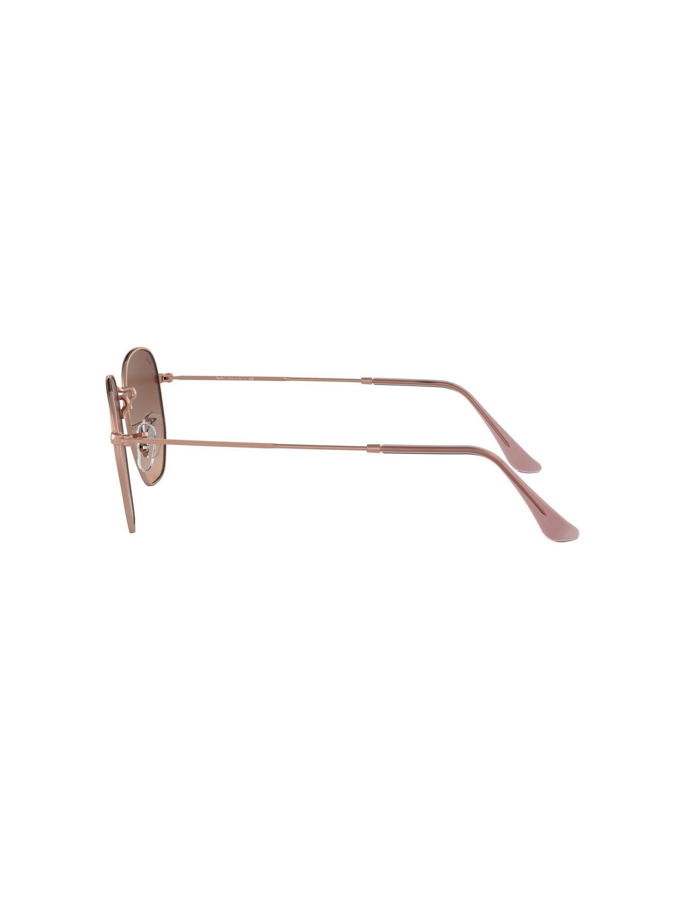 Image 2 of 4 of Ray-Ban Round Asymetric Sunglasses, Brown- 0rb3548n