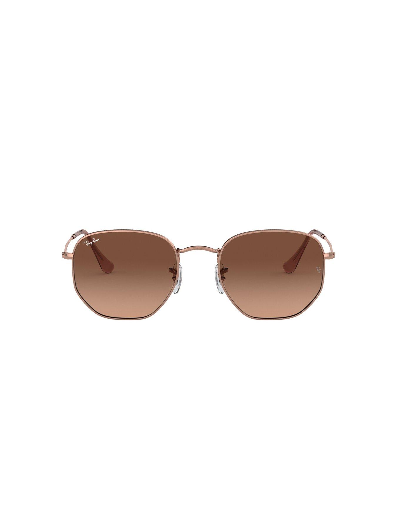 Image 3 of 4 of Ray-Ban Round Asymetric Sunglasses, Brown- 0rb3548n