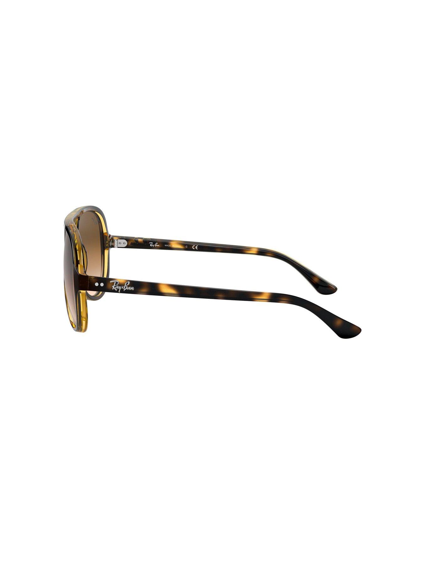 Image 2 of 5 of Ray-Ban Aviator Sunglasses, Brown Havana- 0rb4125