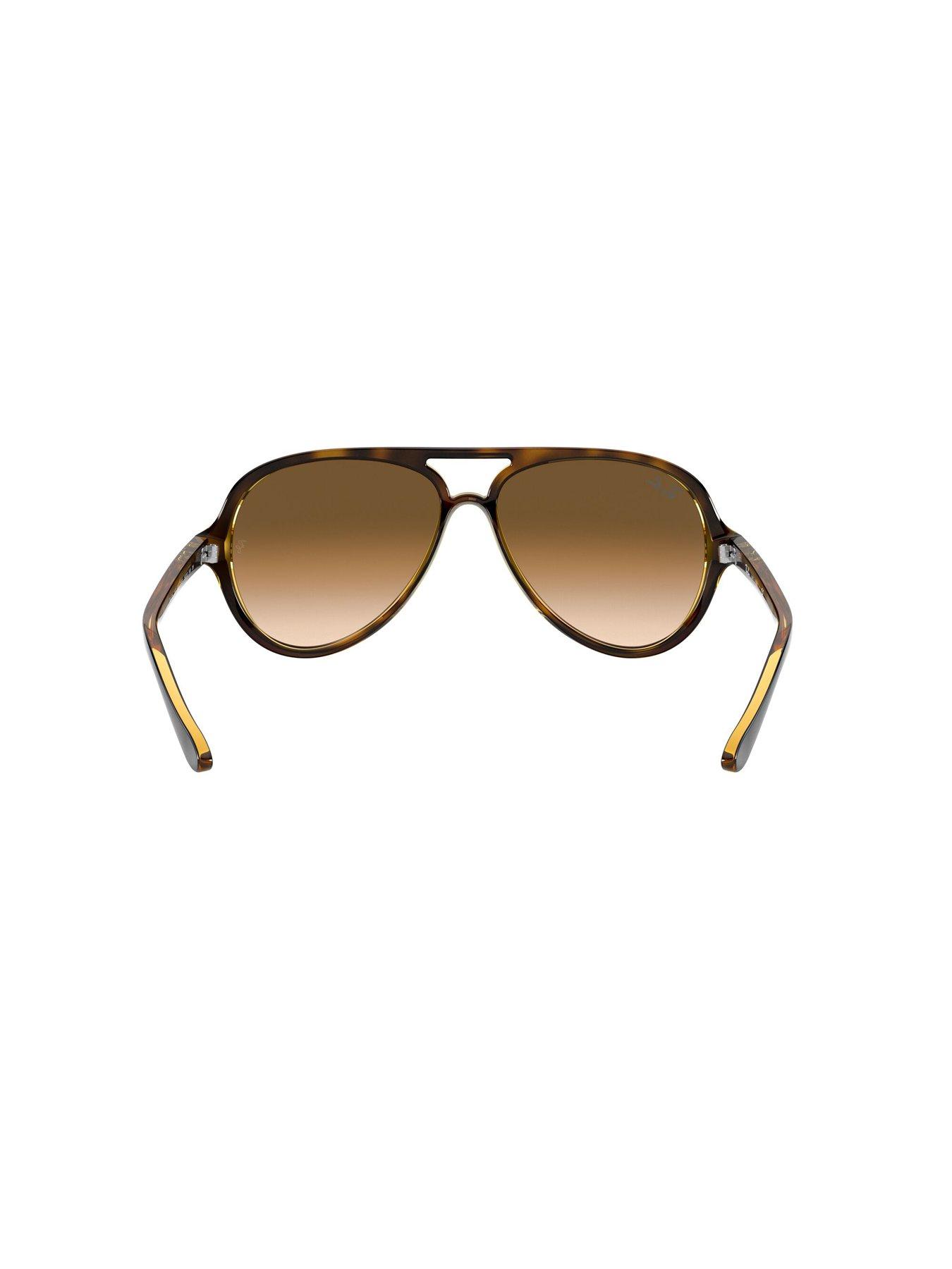 Image 4 of 5 of Ray-Ban Aviator Sunglasses, Brown Havana- 0rb4125