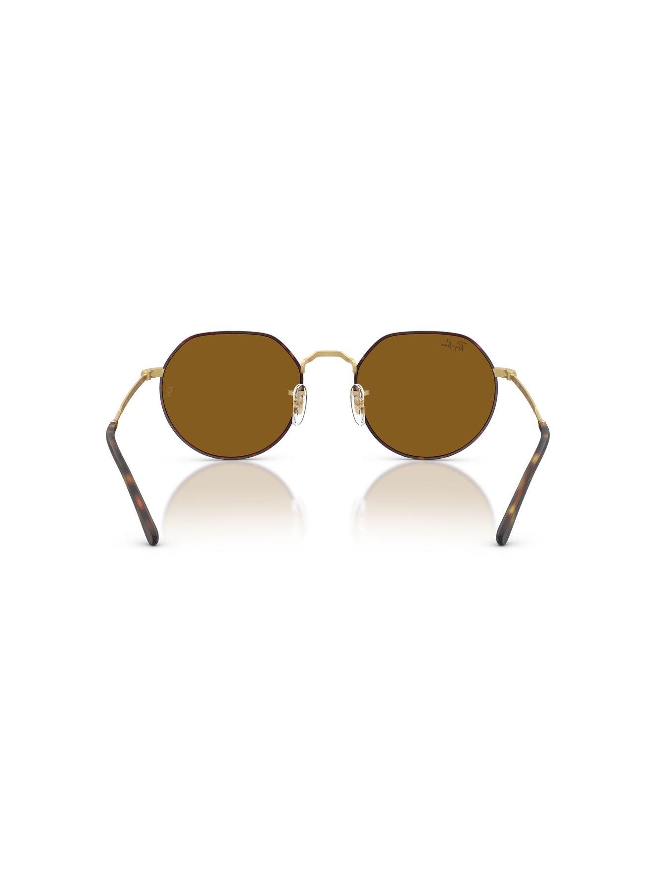 Image 5 of 5 of Ray-Ban Round Sunglasses - 0Rb3565 - Gold