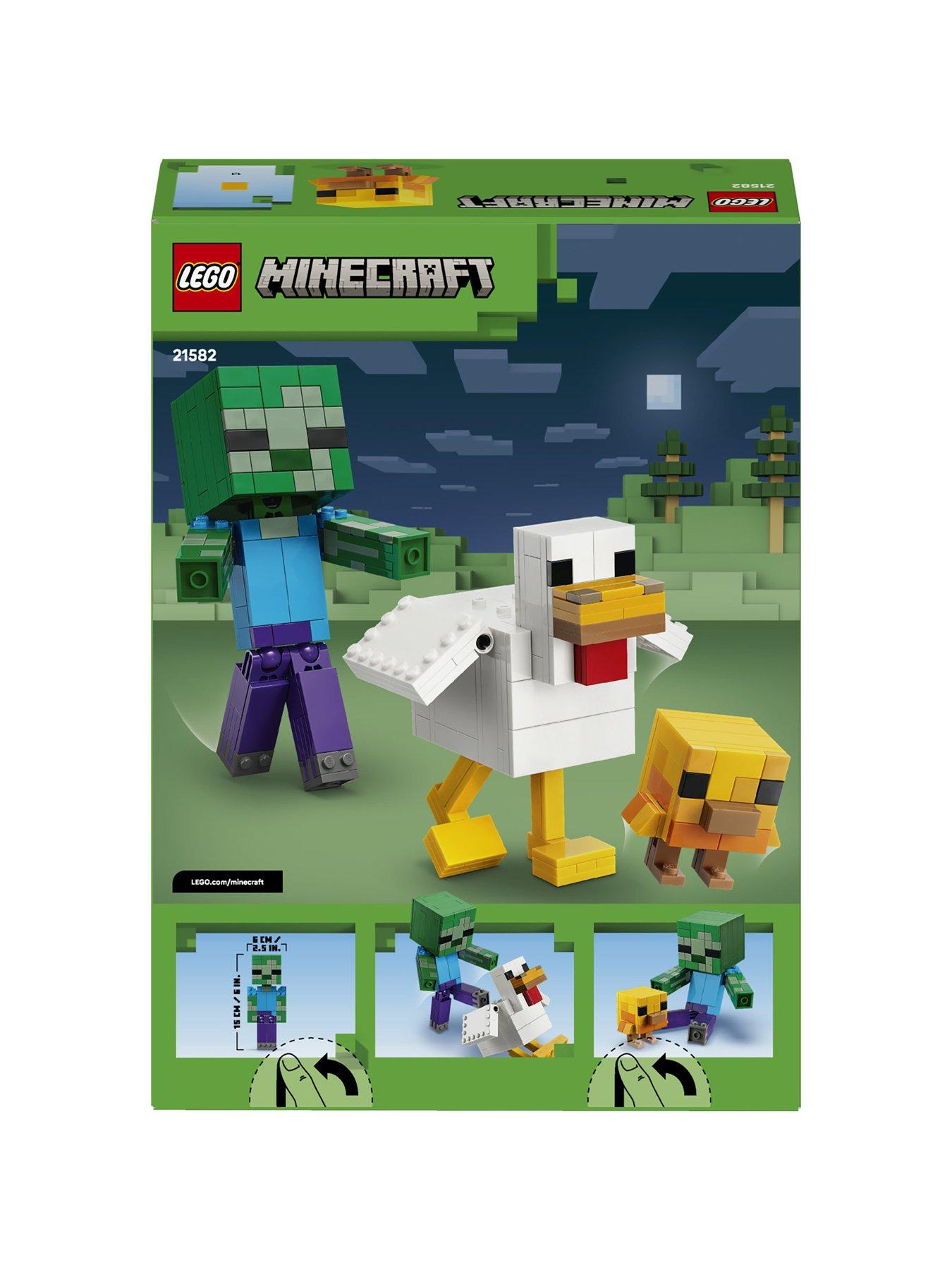 Image 4 of 5 of LEGO Minecraft Chicken Jockey Building Toy Decor 21582