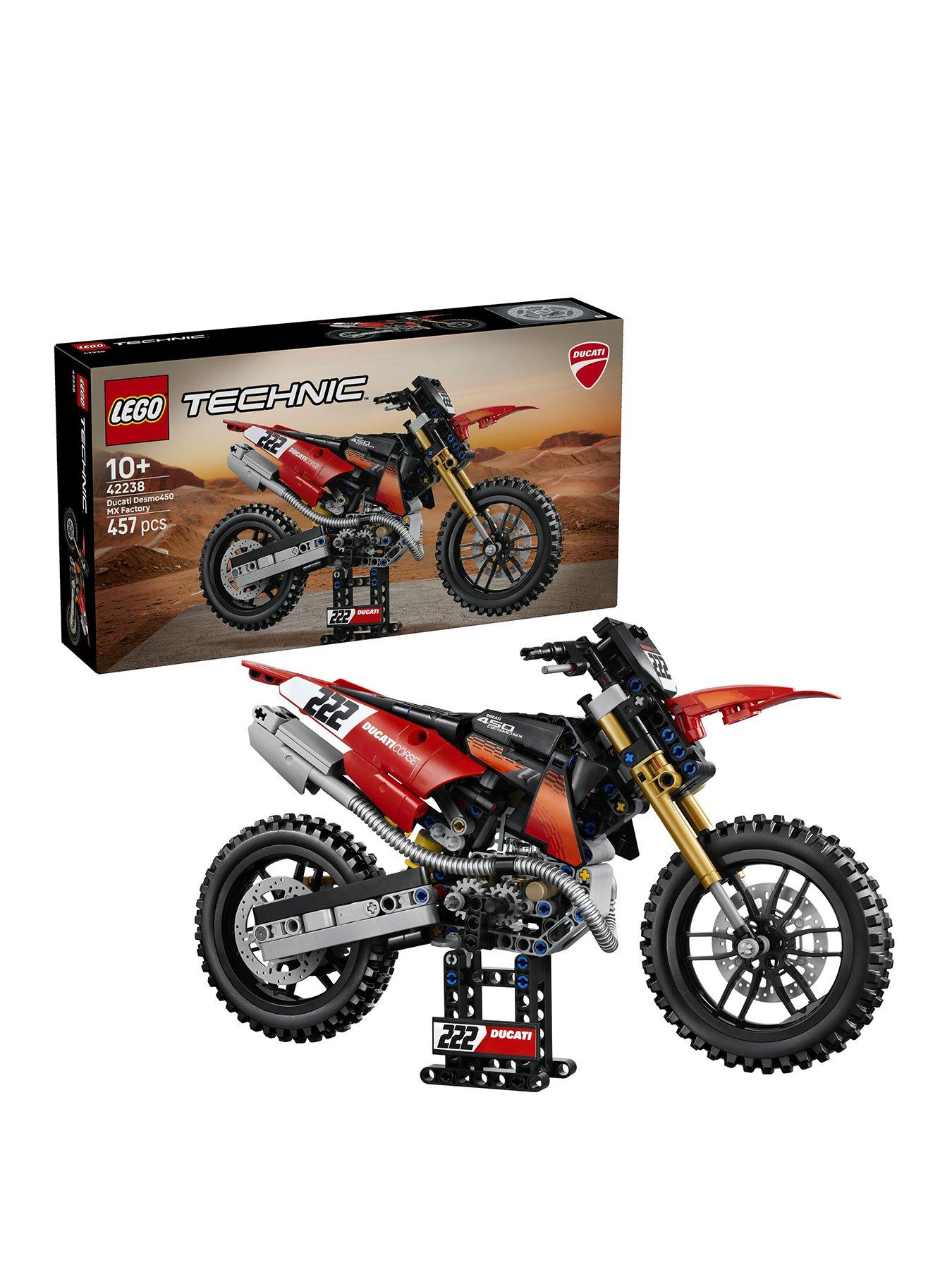 Lego Technic Ducati Desmo450 Mx Factory Motorcycle 42238