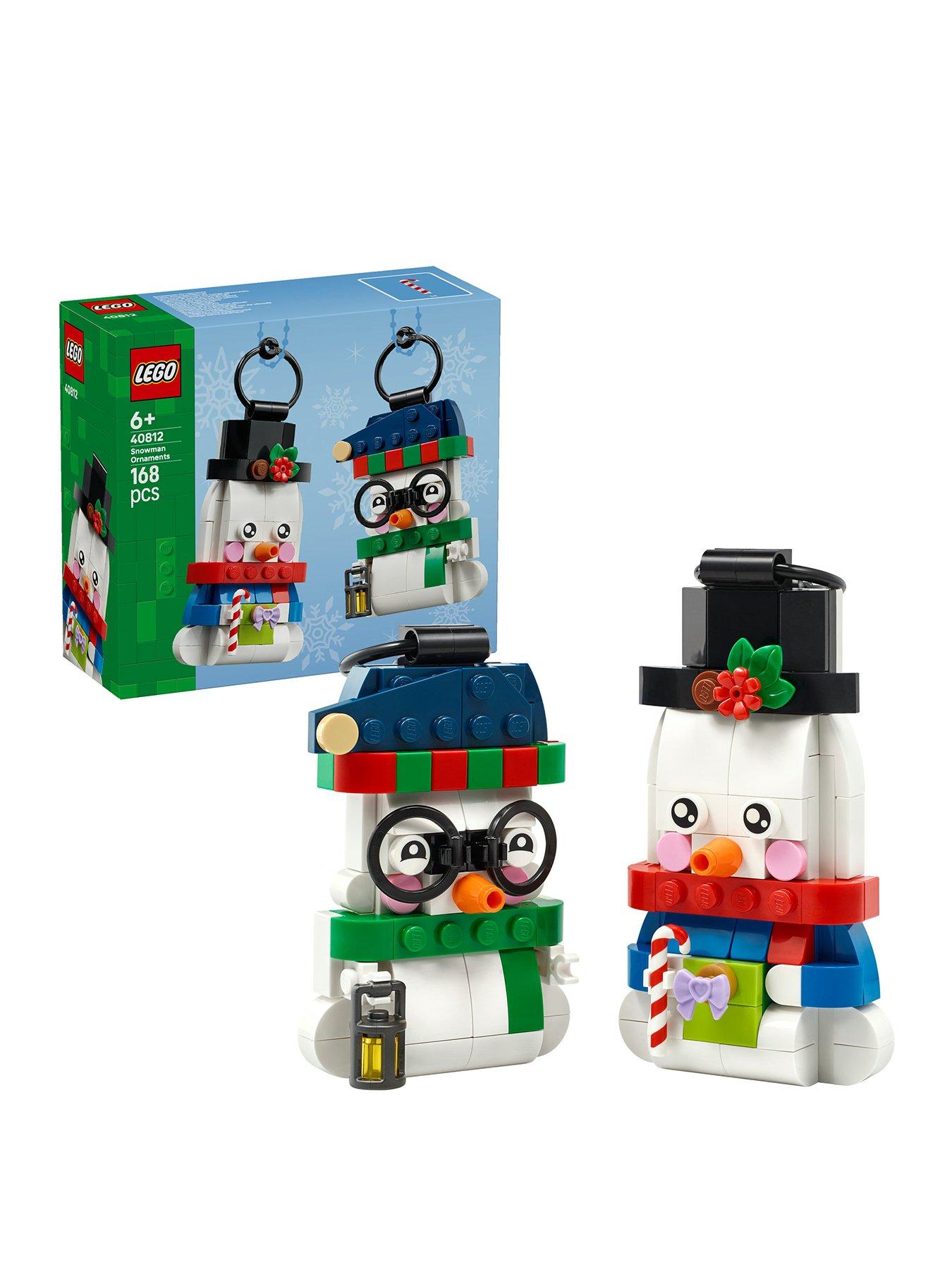 LEGO Snowman Ornaments Christmas Decor Holiday Decorations 40812