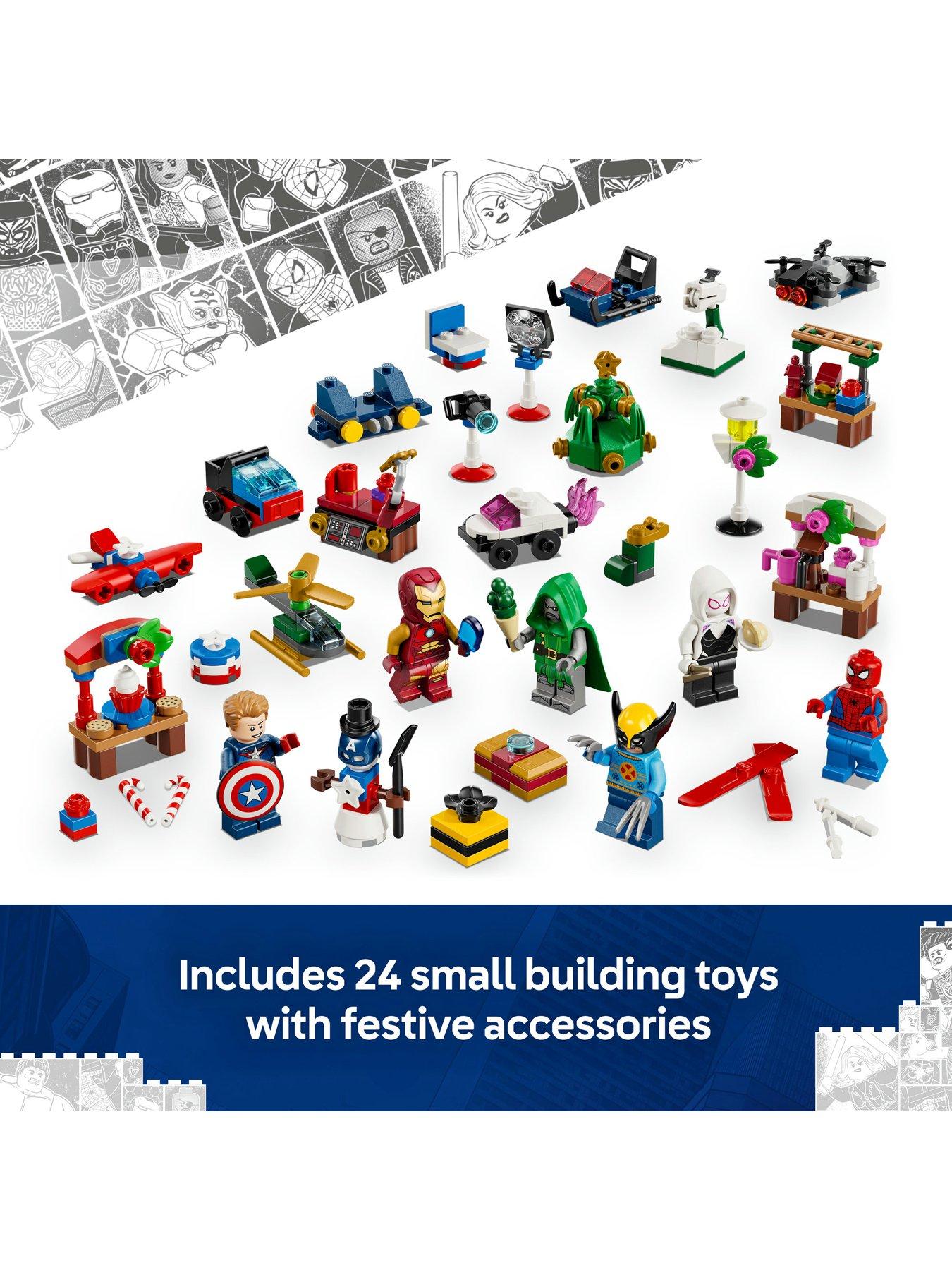 Image 3 of 7 of LEGO Super Heroes Advent Calendar 2026 Christmas Gift 76340