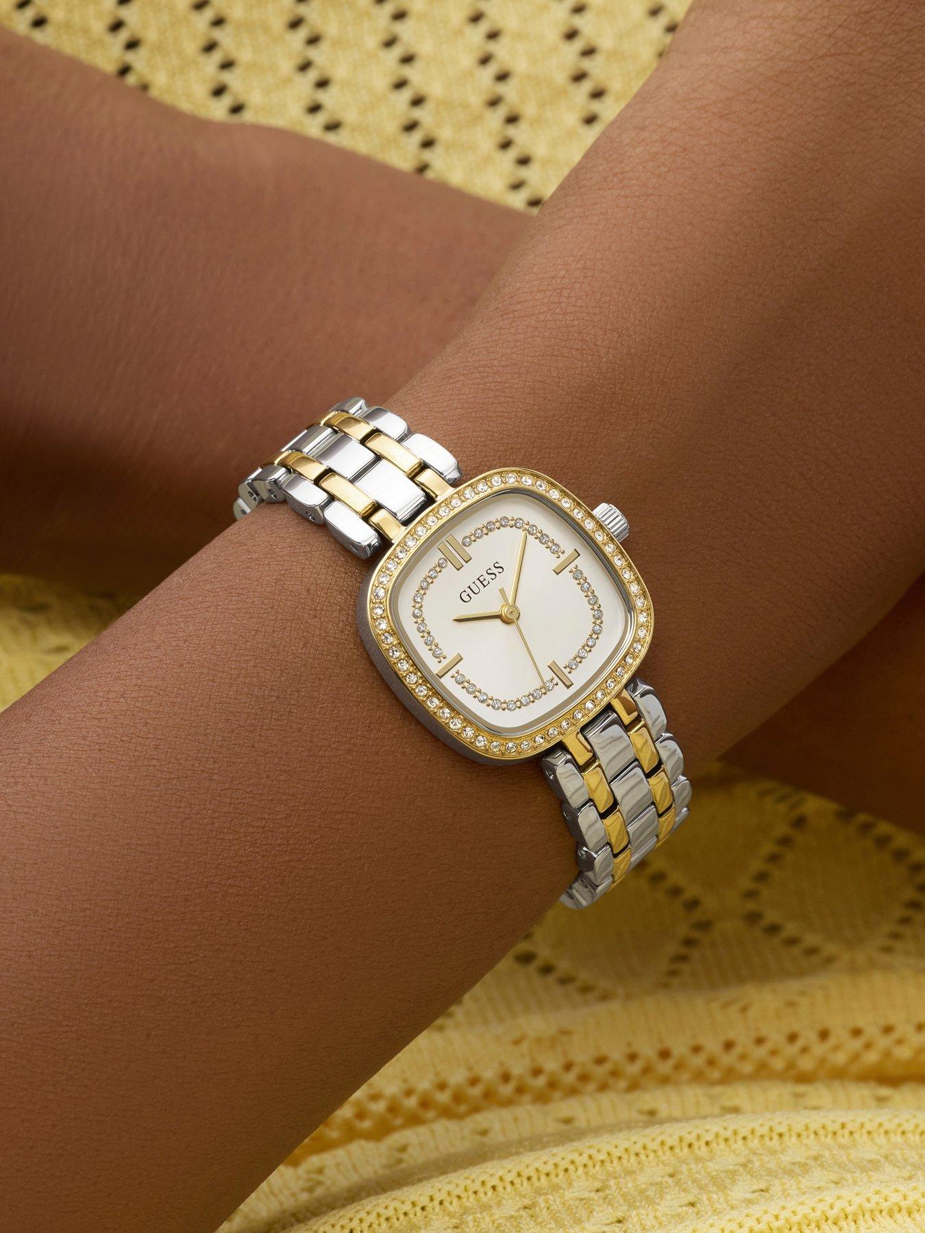 Image 2 of 5 of Guess Hazel Two Tone Watch With Crystals