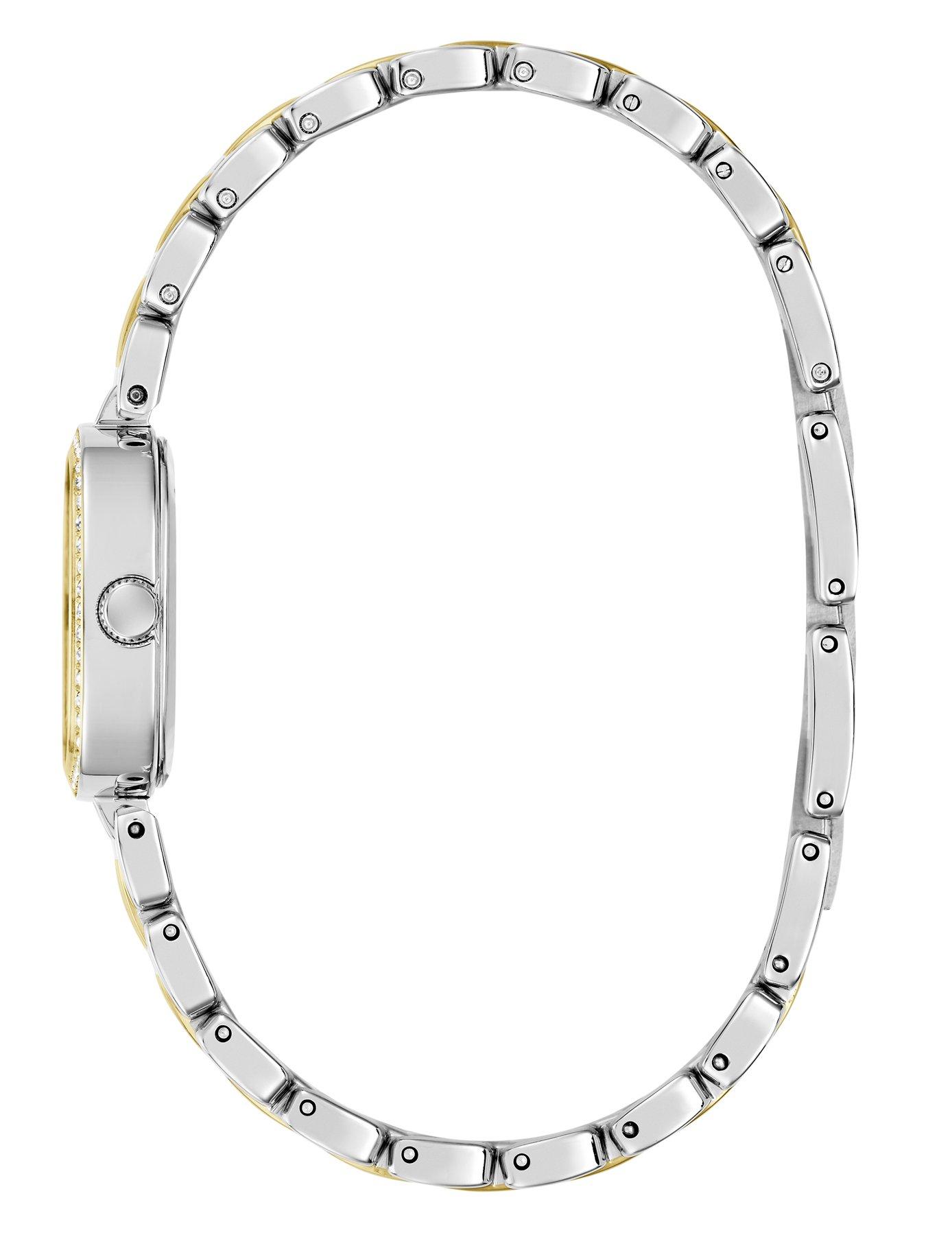 Image 3 of 5 of Guess Hazel Two Tone Watch With Crystals