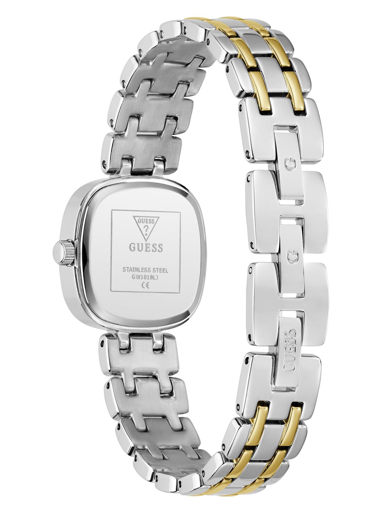 Image 4 of 5 of Guess Hazel Two Tone Watch With Crystals