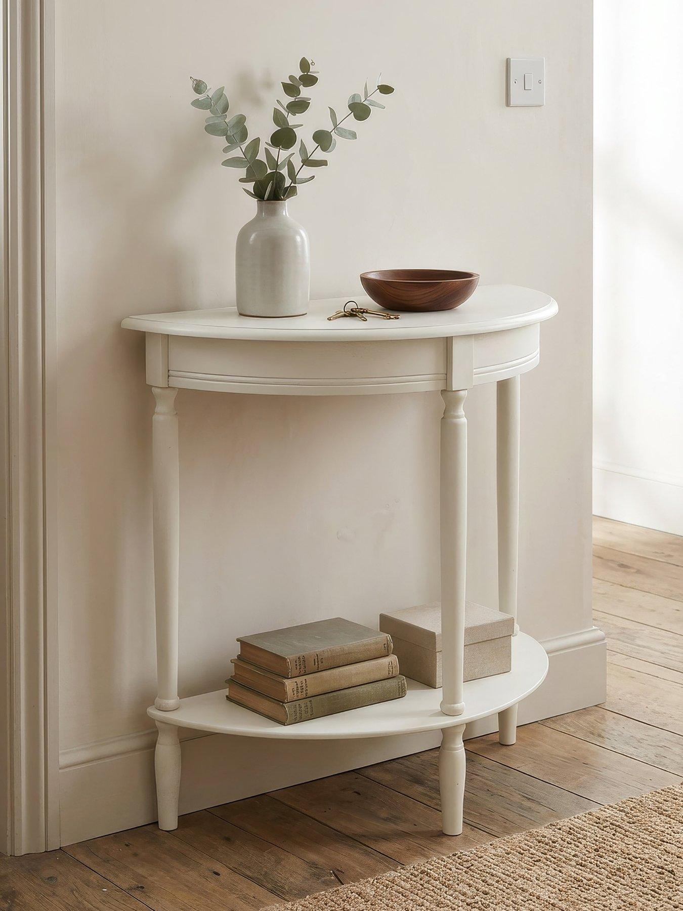 Scottish Everlastings Averie Half Moon Console Table