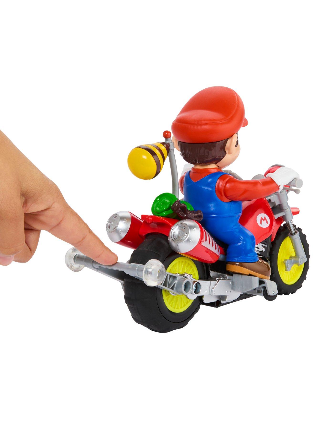 Image 5 of 7 of Hot Wheels Mario Wheelie Motocross RC Motorcycle with Wheelie Action &amp; Remote Control