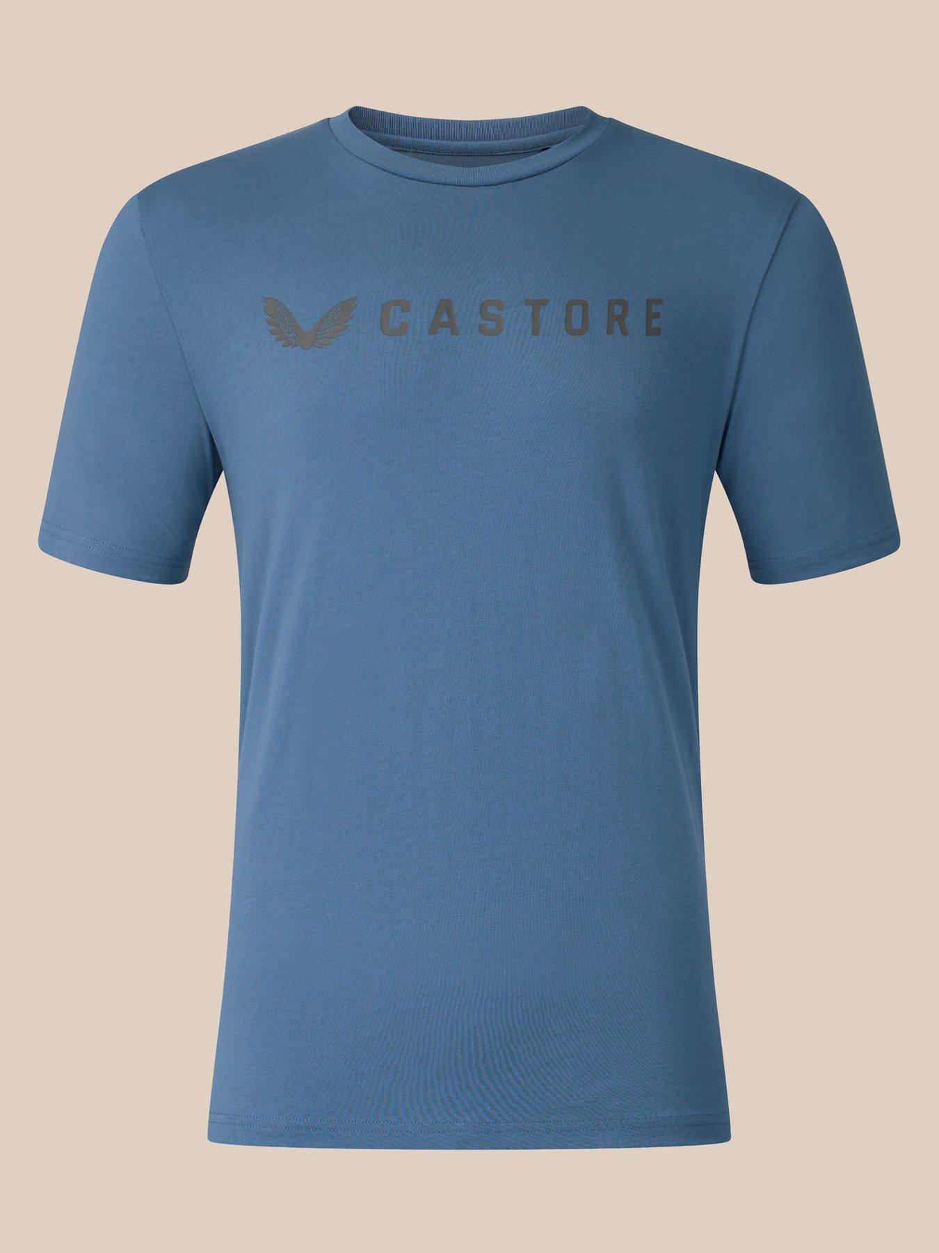 Castore Mens Training Short Sleeve Graphic T-shirt - Blue