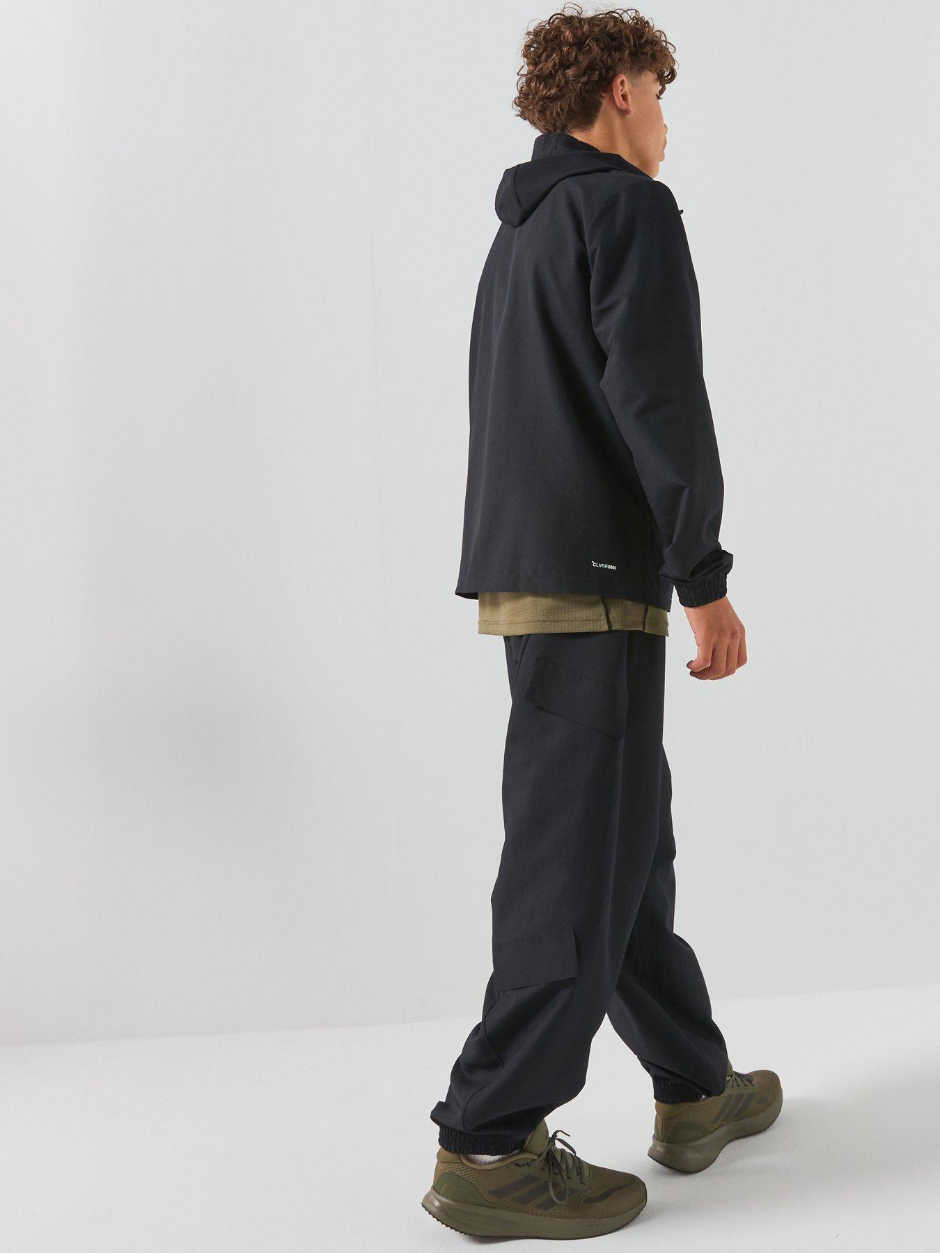 Image 2 of 6 of adidas Sportswear Boys Woven Utility Jogger Tracksuit - Black