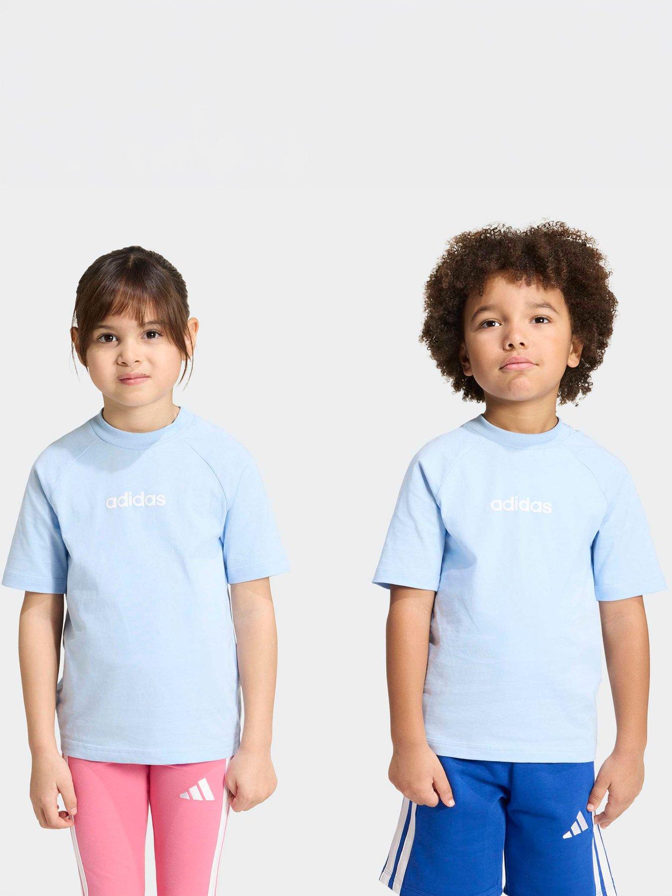 adidas Sportswear Kids Unisex Linear T-shirt - Blue