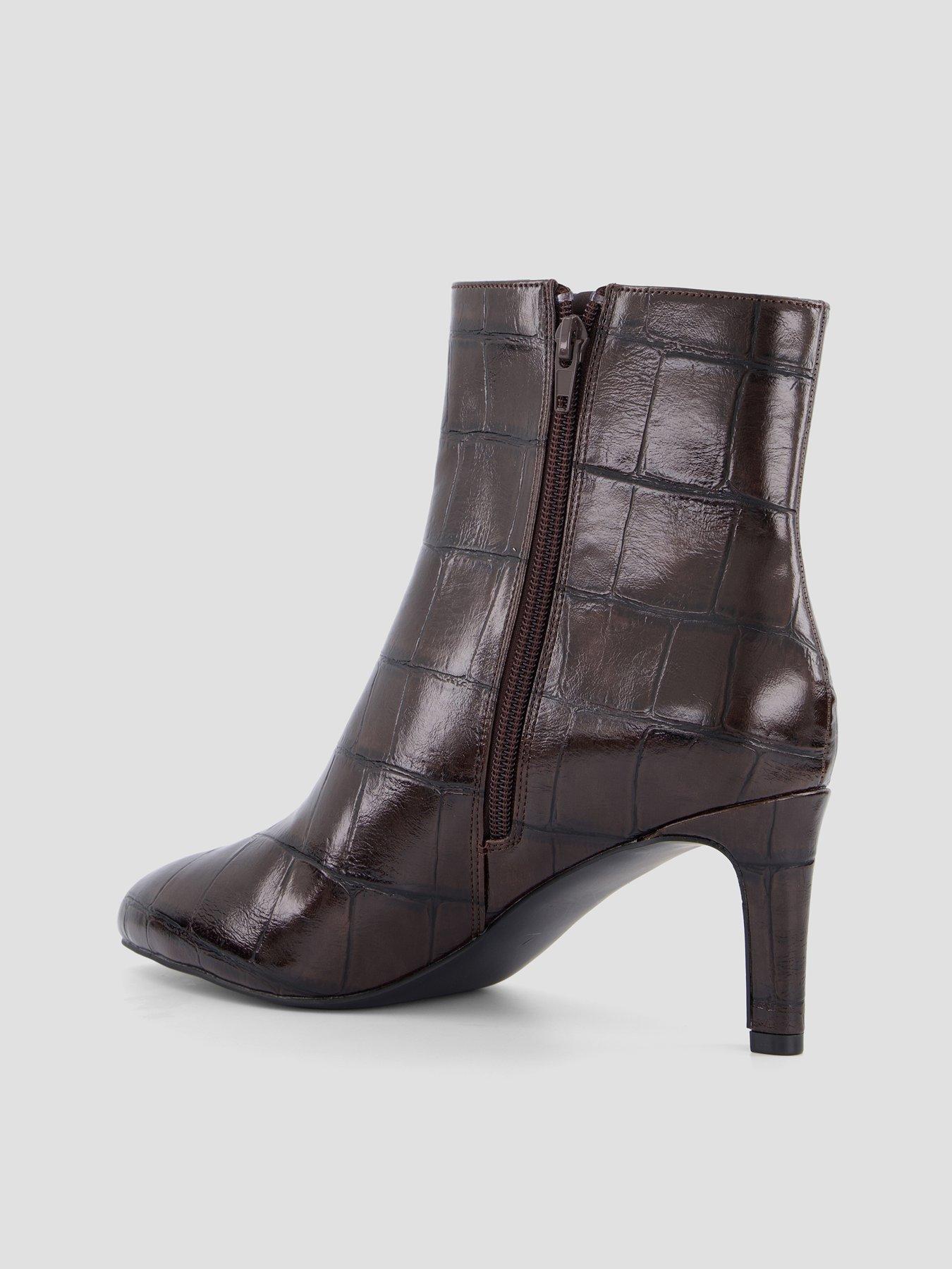 Image 6 of 7 of The Very Collection Womens Heeled Shoe Boots - Brown