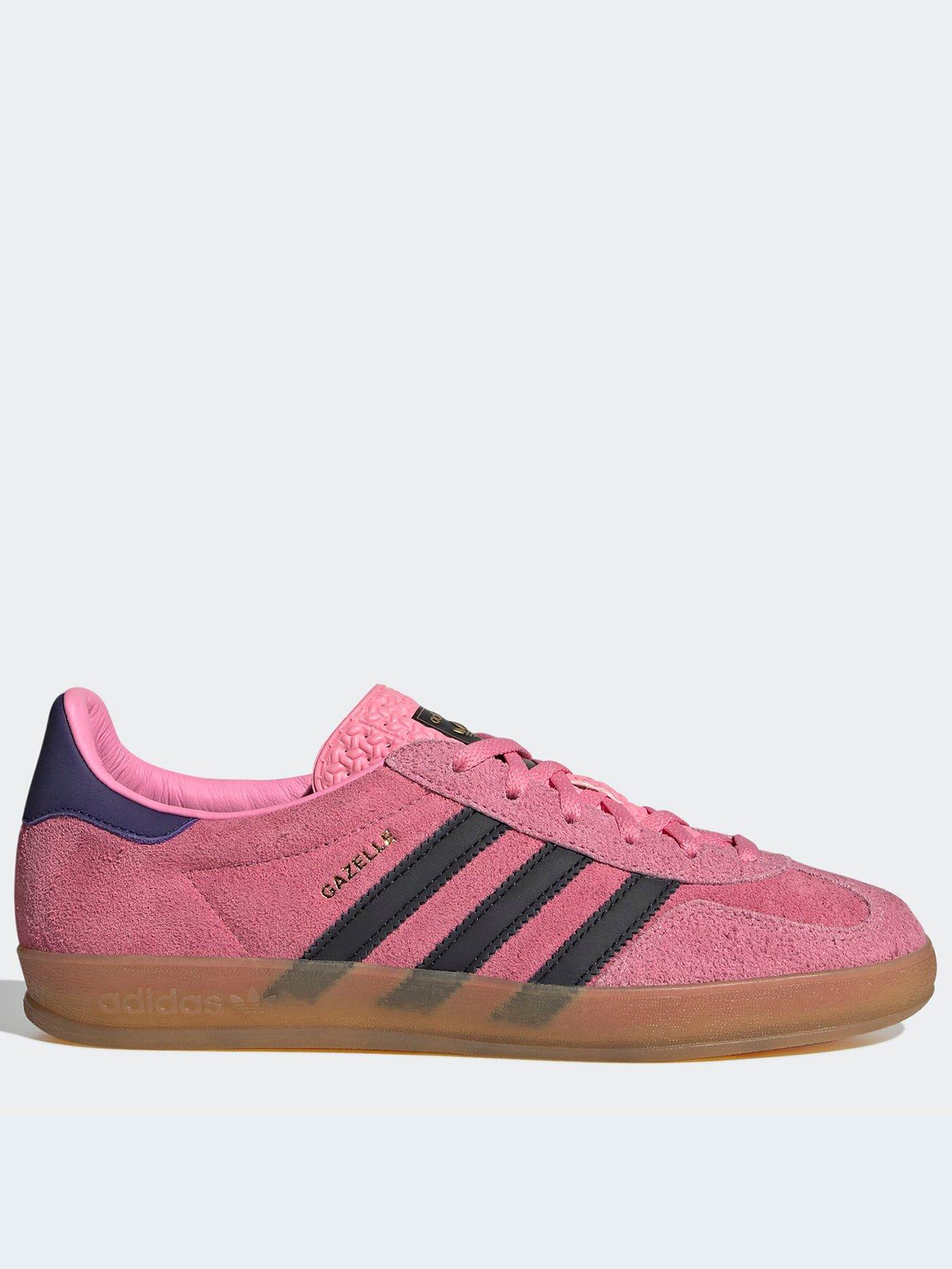adidas Originals Womens Gazelle Indoor Trainers, Pink, Size 8, Women