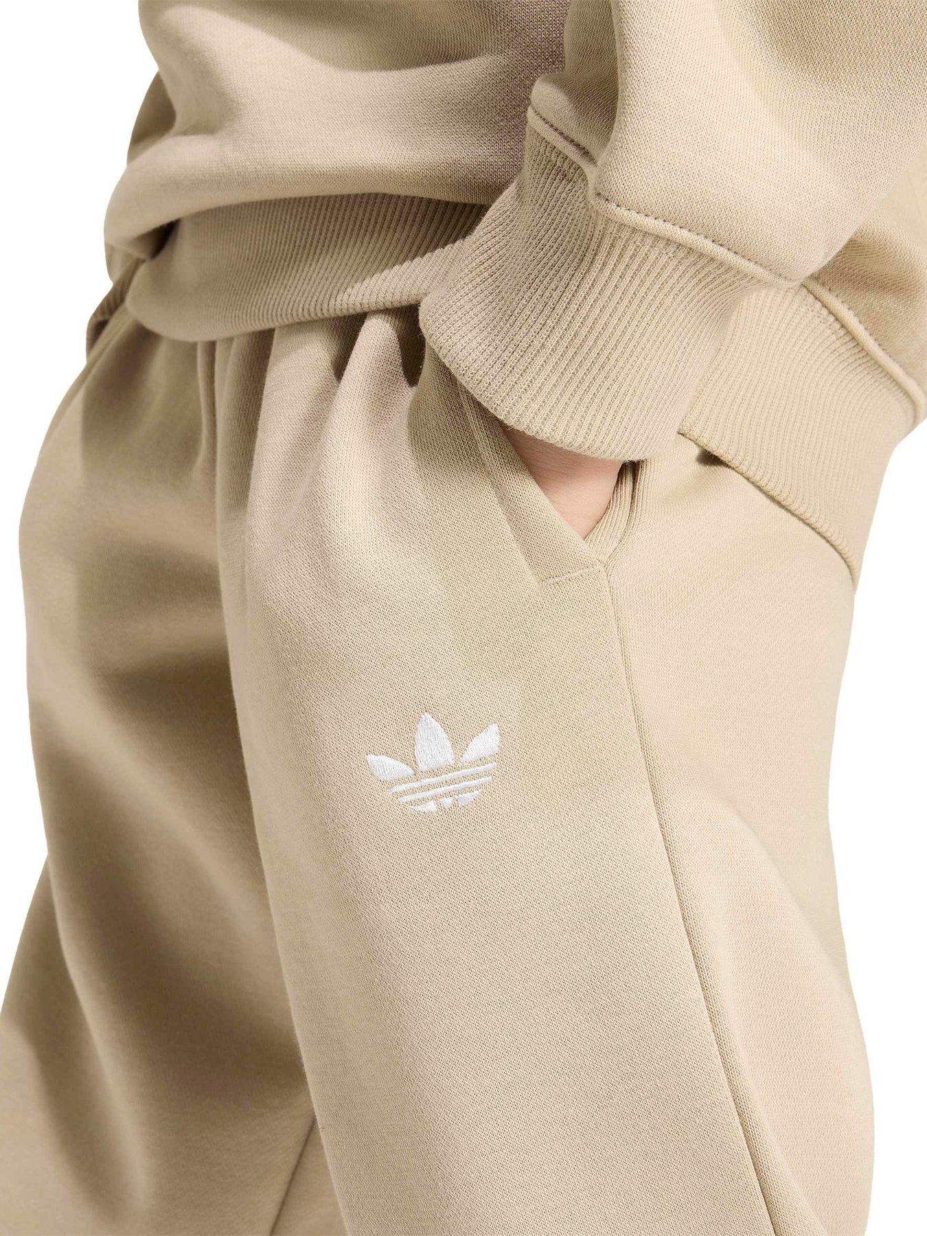 Image 5 of 5 of adidas Originals Kids Crew Jog Set - Beige