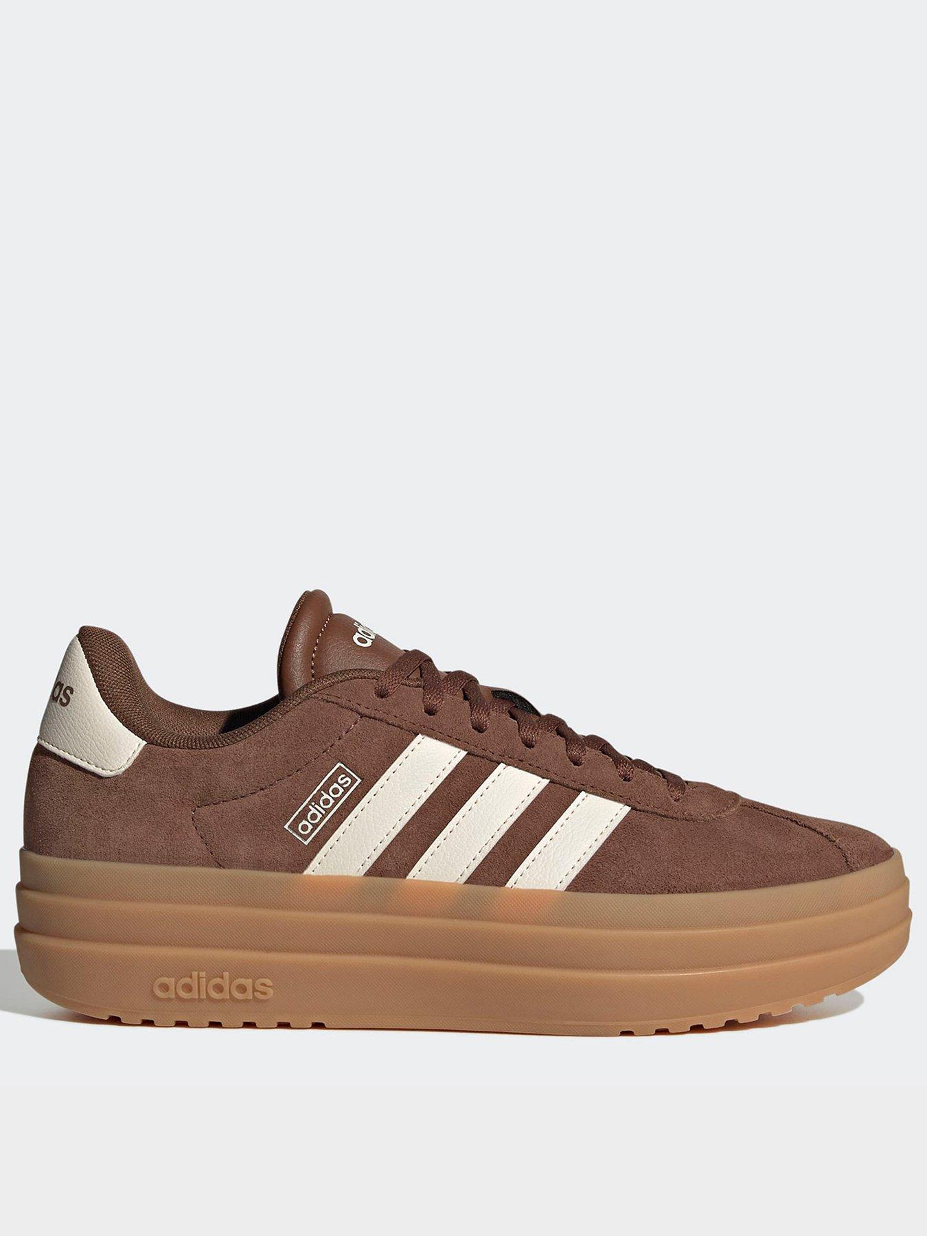 adidas Sportswear Women's Vl Court Bold Trainer, Brown, Size 4, Women