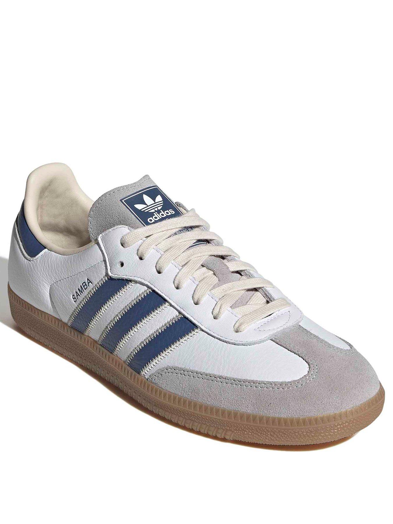 Image 2 of 7 of adidas Originals Unisex Samba OG Trainers &nbsp;- White/Blue