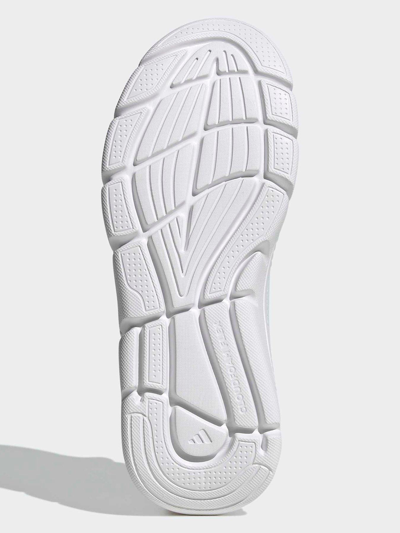 Image 5 of 7 of adidas Sportswear Women's Cloudfoam Flex Rapidfit Shoes - Cloud White / Cyber Metallic / Linen Green
