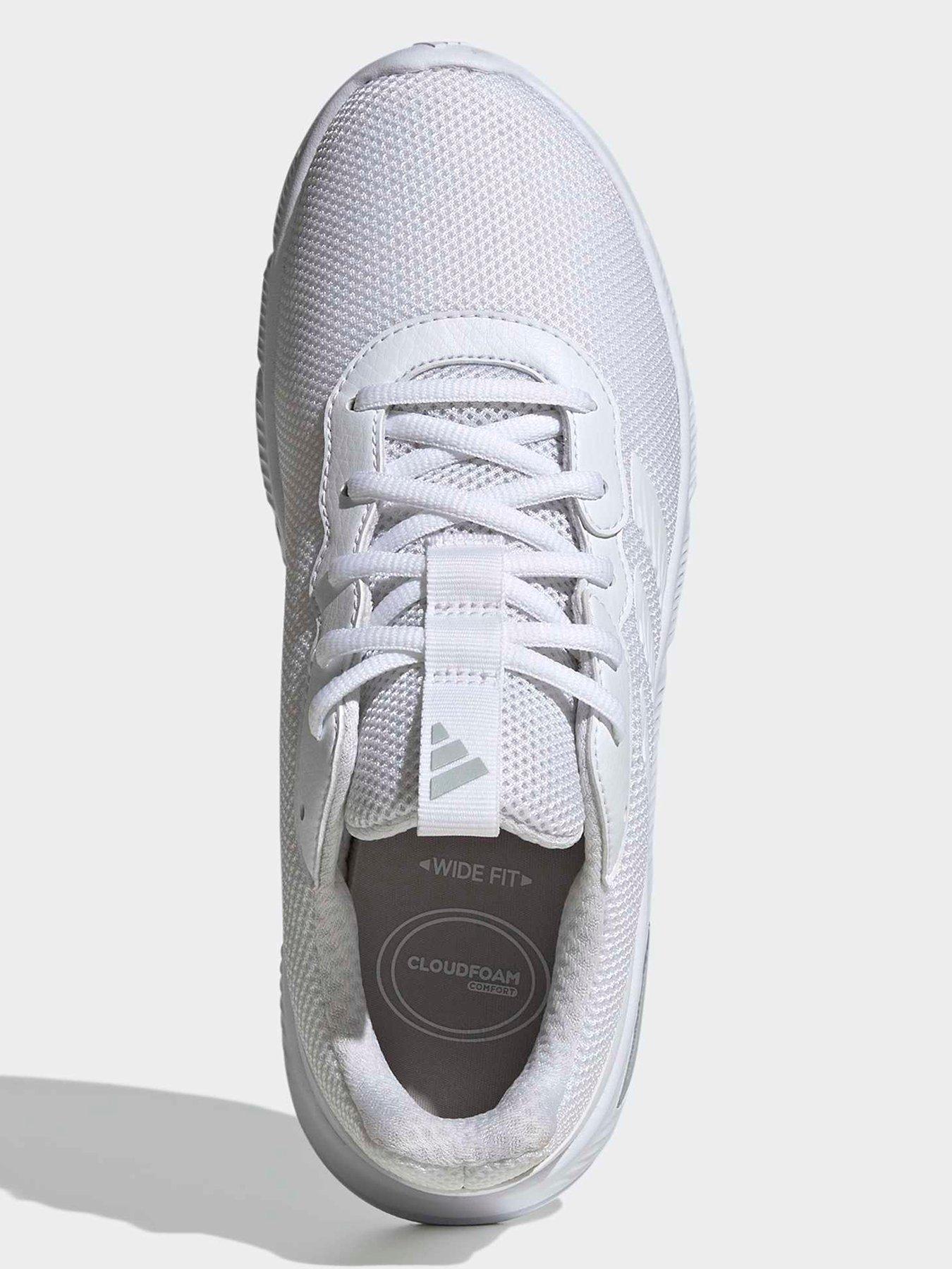 Image 4 of 7 of adidas Sportswear Womens Cloudfoam Flex Laces Trainers - White