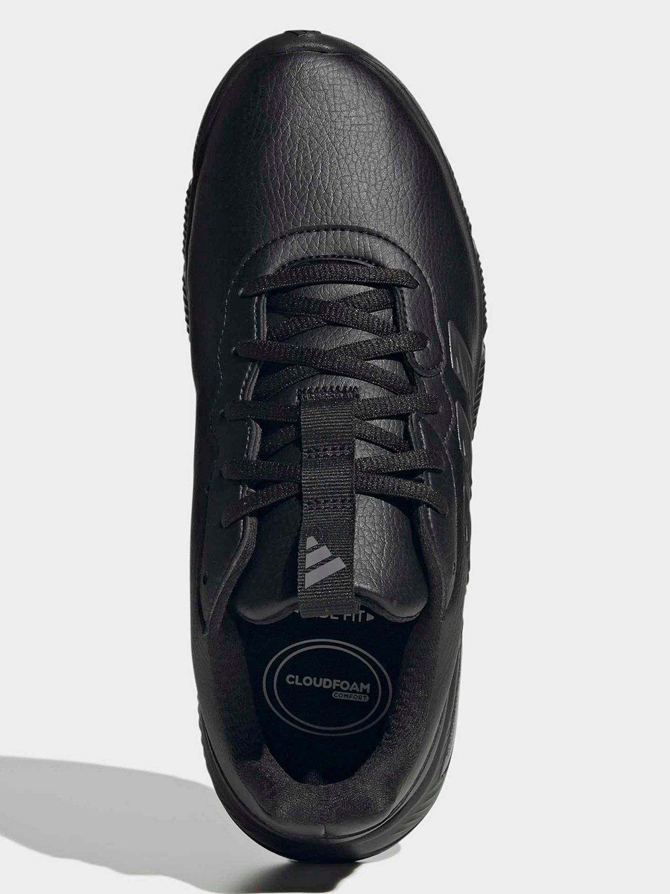 Image 4 of 7 of adidas Sportswear Women's Leather Cloudfoam Flex Lace-Up Trainers - Black