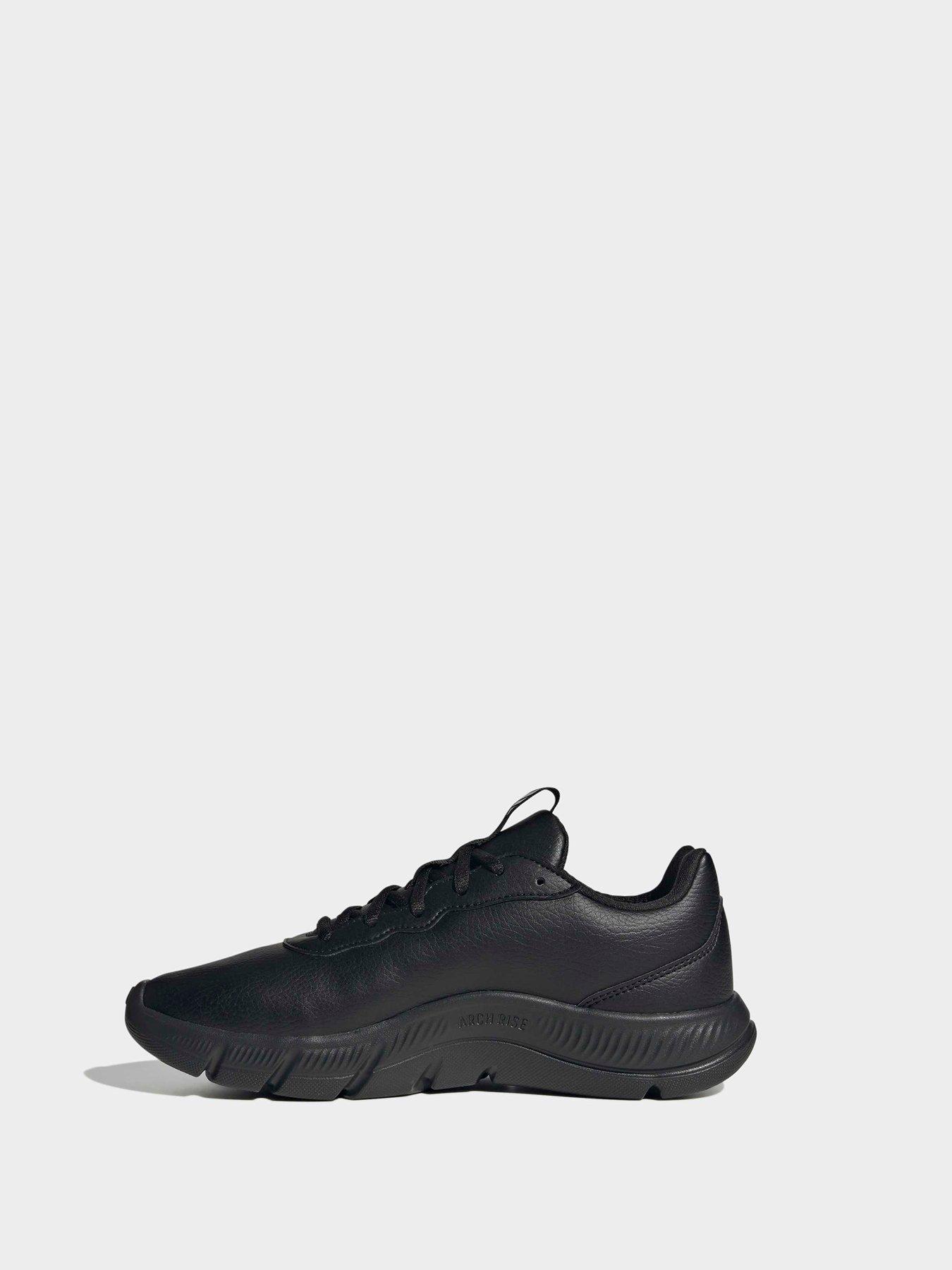 Image 7 of 7 of adidas Sportswear Women's Leather Cloudfoam Flex Lace-Up Trainers - Black