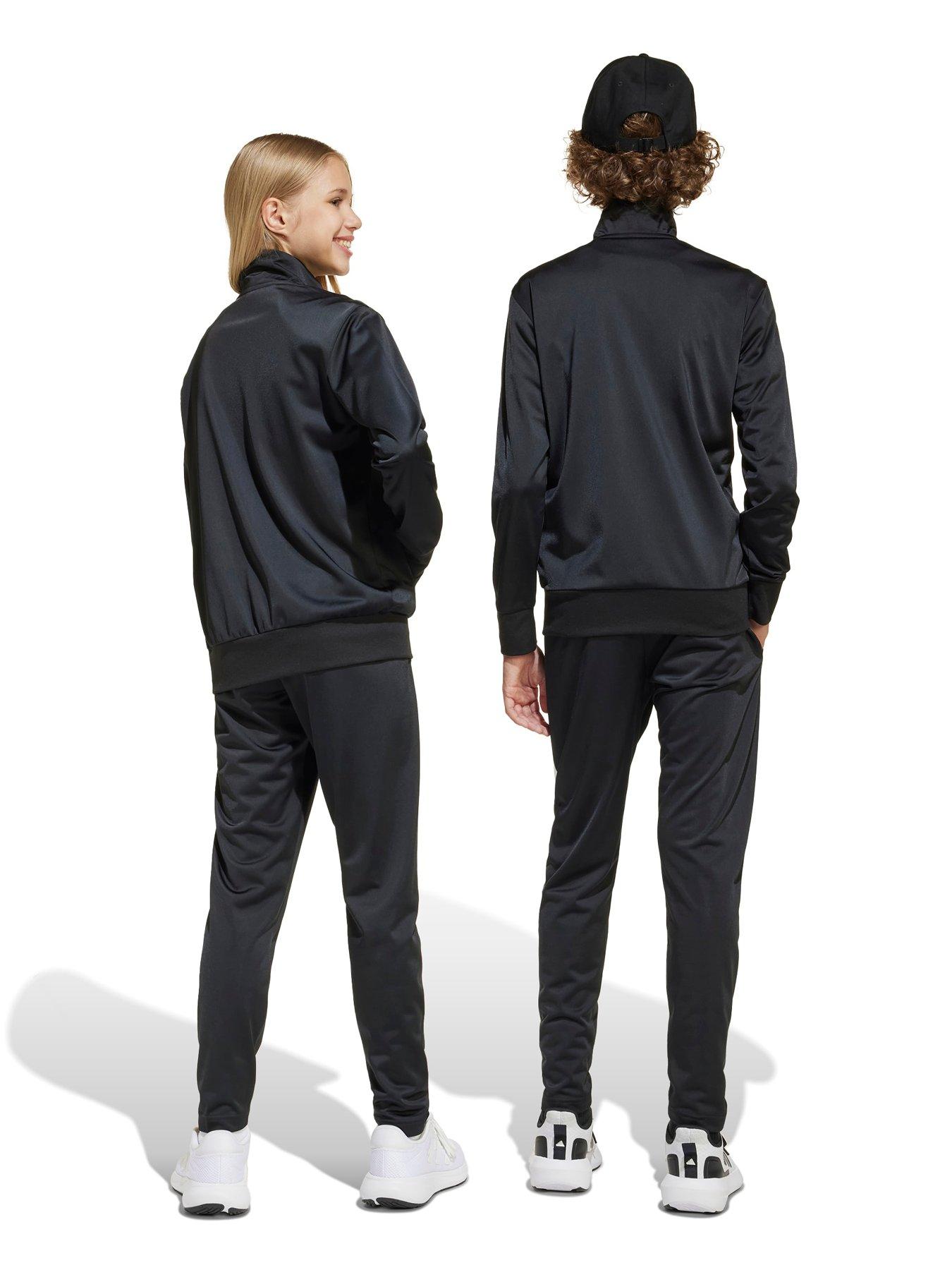 Image 2 of 5 of adidas Sportswear Junior Essentials Climacool Tracksuit - Black