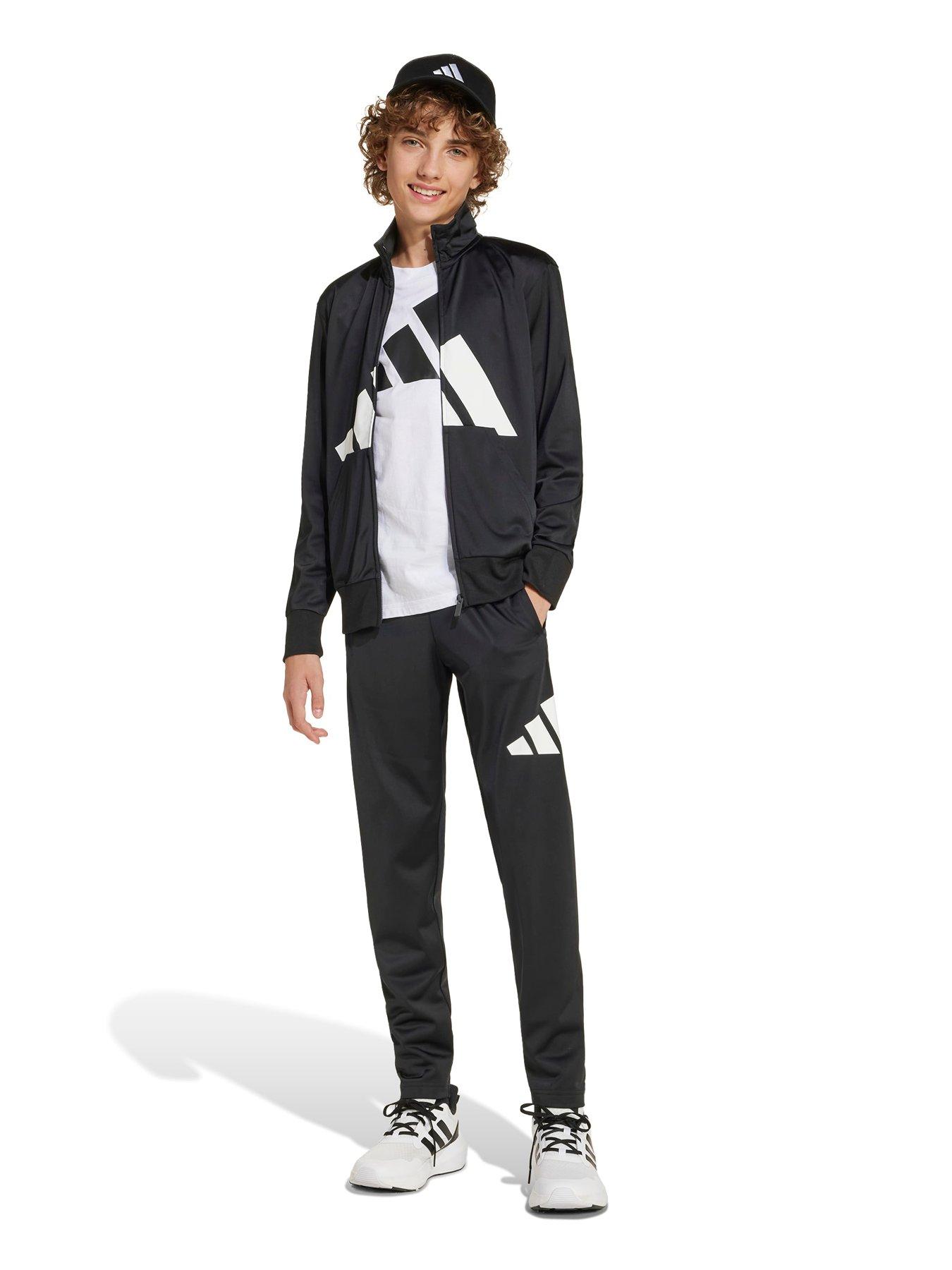 Image 3 of 5 of adidas Sportswear Junior Essentials Climacool Tracksuit - Black