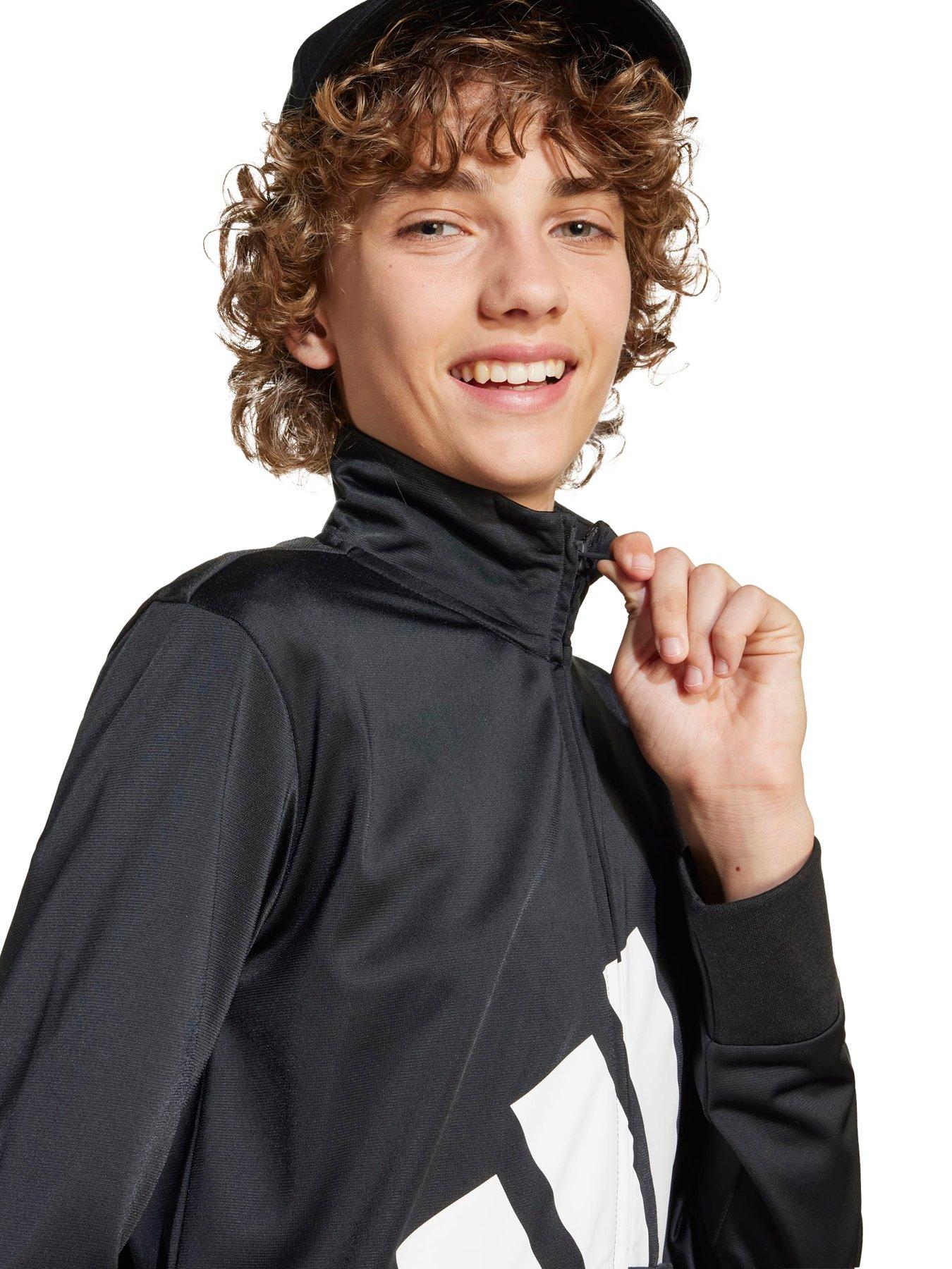 Image 5 of 5 of adidas Sportswear Junior Essentials Climacool Tracksuit - Black