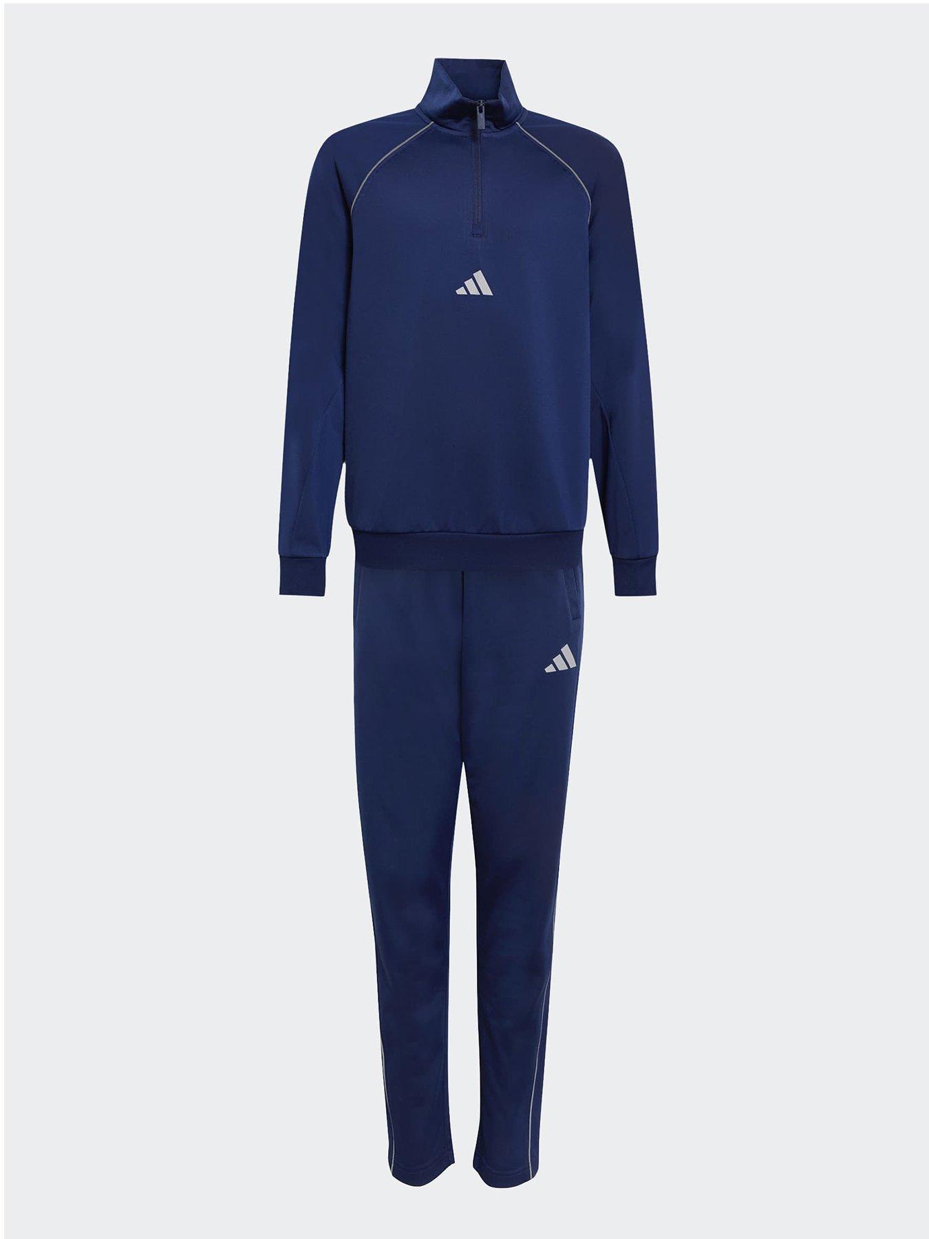 Image 1 of 6 of adidas Sportswear Junior Viztech Tracksuit - Dark Blue