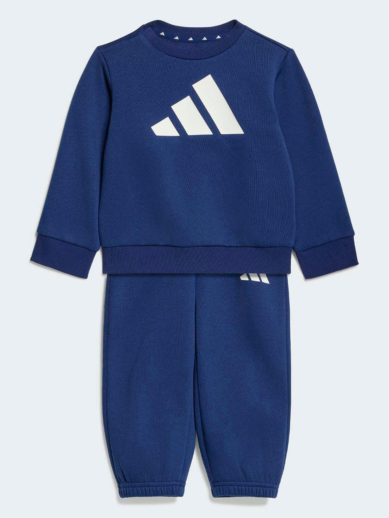 Image 1 of 6 of adidas Sportswear Infant Fleece Jogger Set - Blue