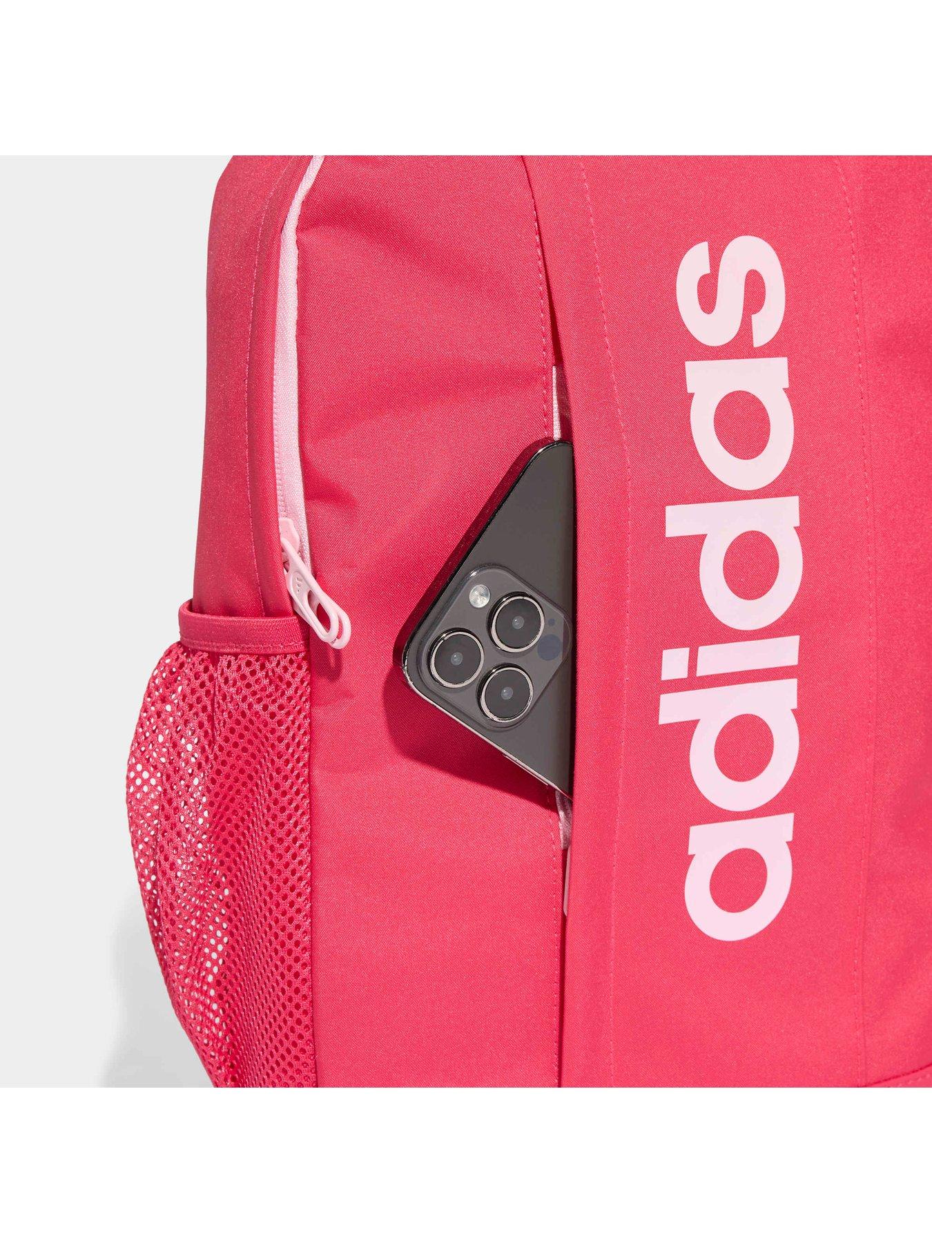 Image 4 of 6 of adidas Sportswear Kids Linear Backpack - Pink