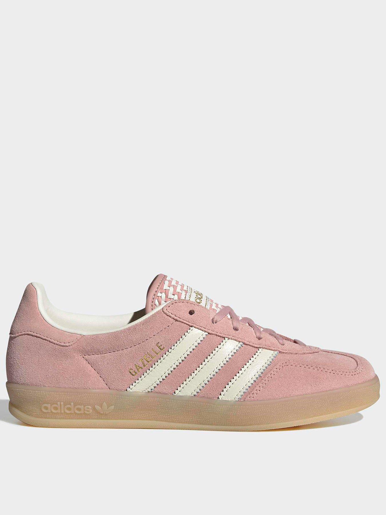 Image 1 of 7 of adidas Originals Womens Gazelle Indoor Trainers - Pink