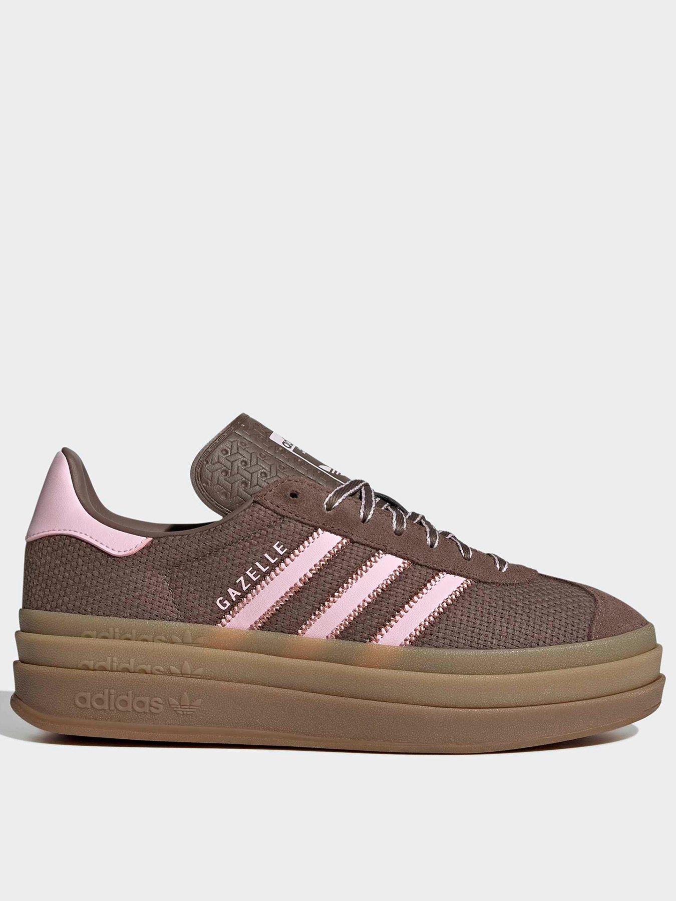 Image 1 of 7 of adidas Originals Womens Gazelle Bold Trainers - Brown