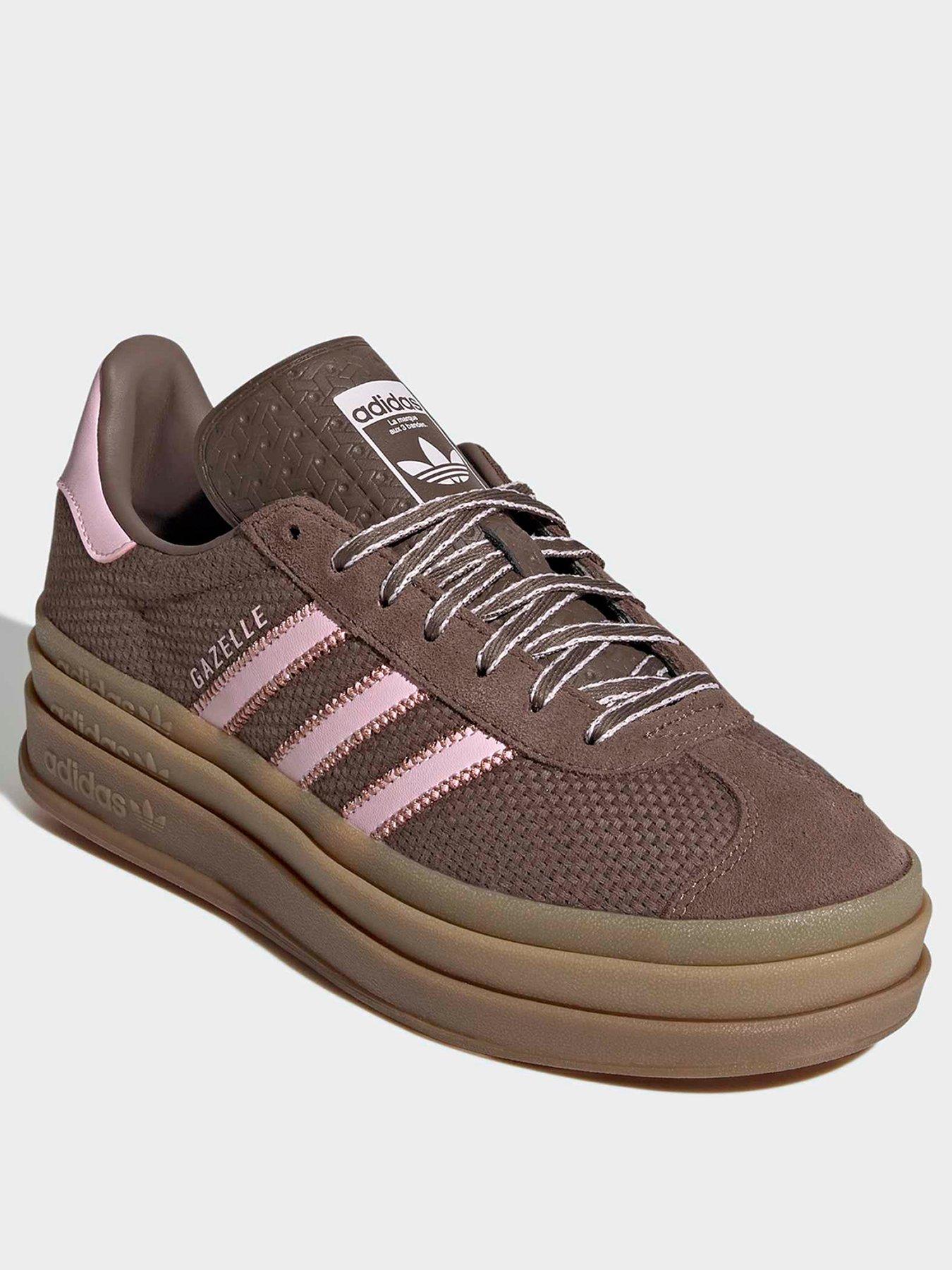 Image 2 of 7 of adidas Originals Womens Gazelle Bold Trainers - Brown