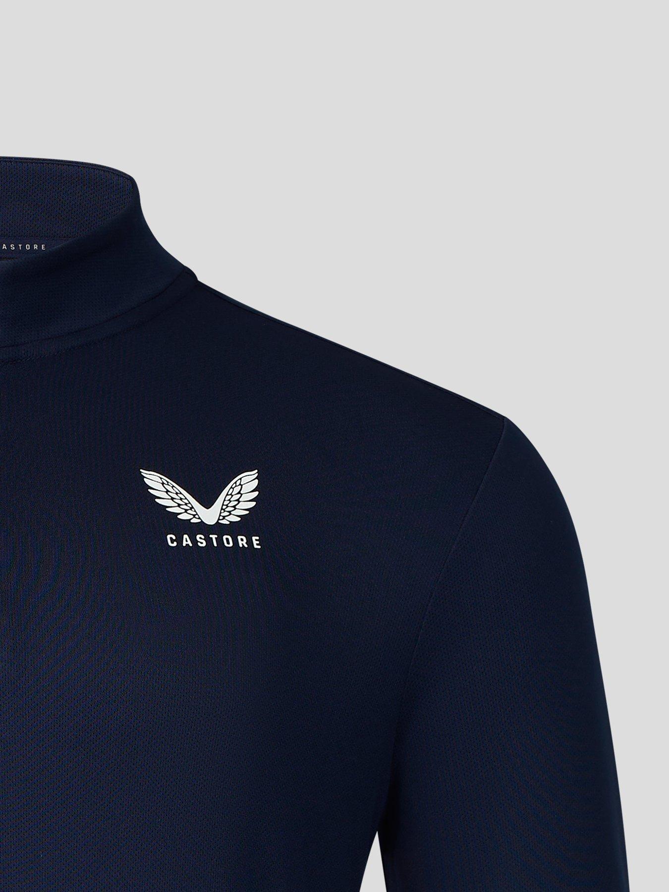 Image 3 of 4 of Castore Mens Training 1/4 Zip Long Sleeve Top - Navy