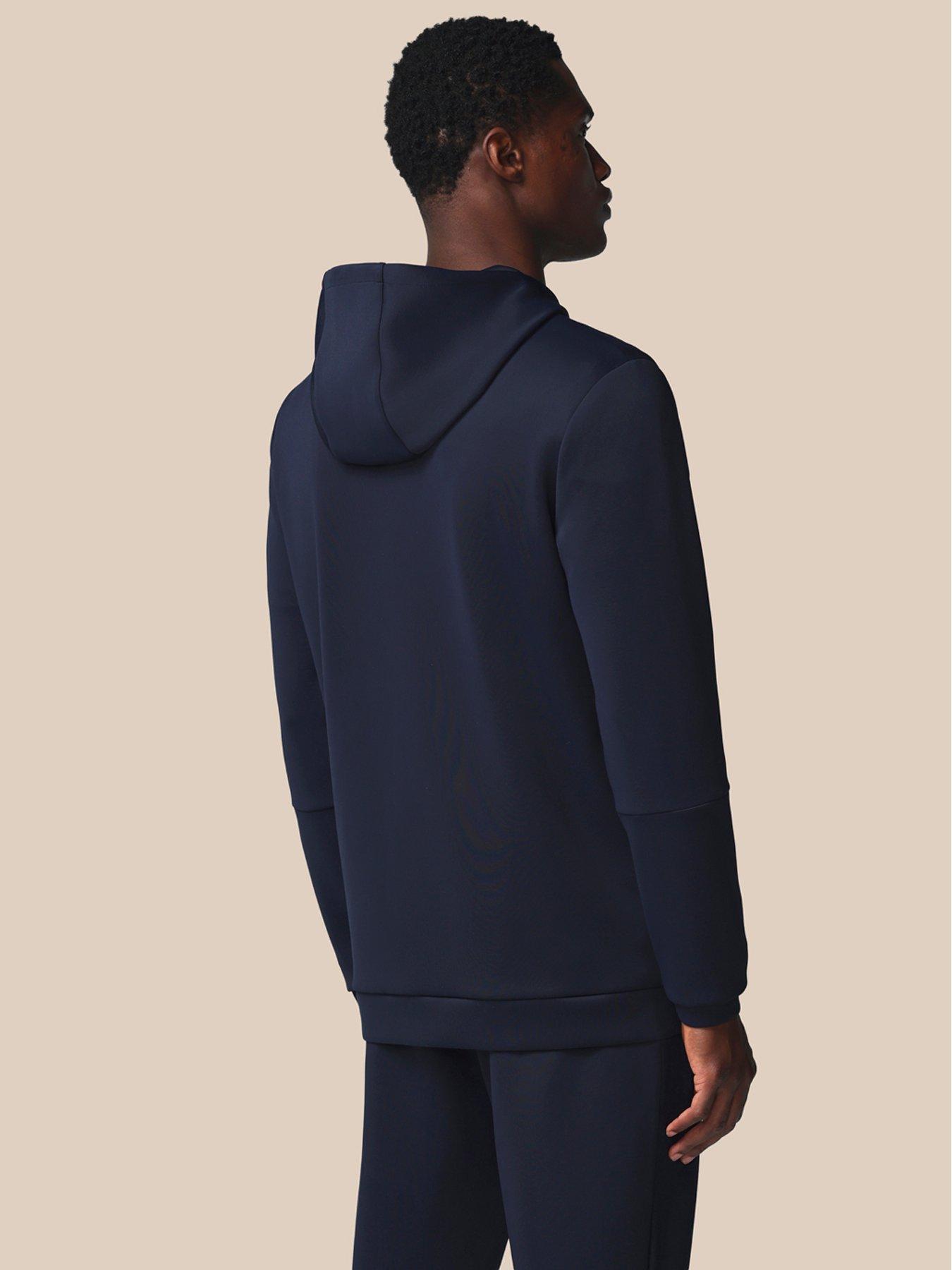 Image 2 of 6 of Castore Mens Training Flex Full Zip Stretch Hoodie - Navy