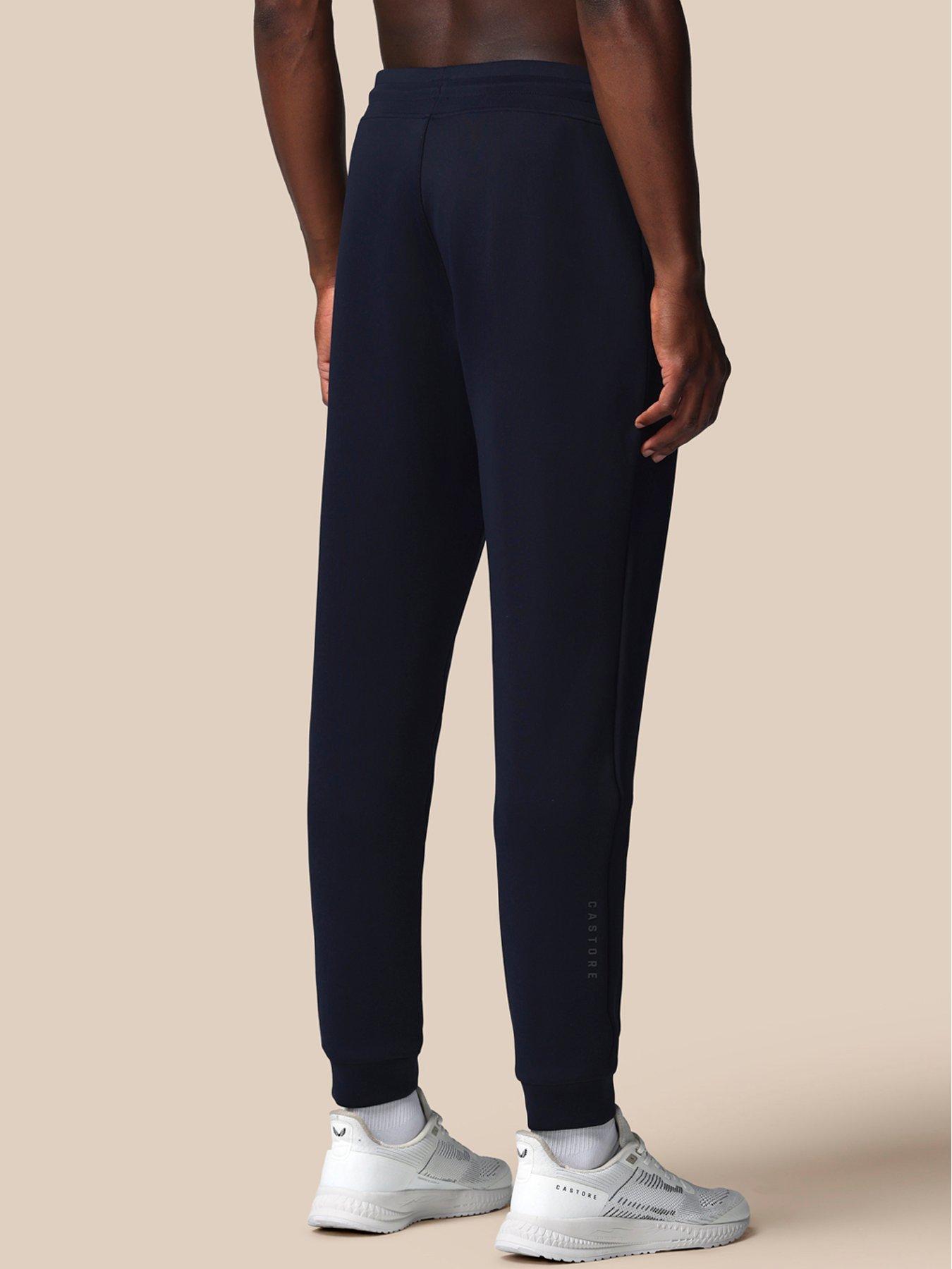 Image 2 of 7 of Castore Mens Training Flex Stretch Zip Pocket Joggers - Navy