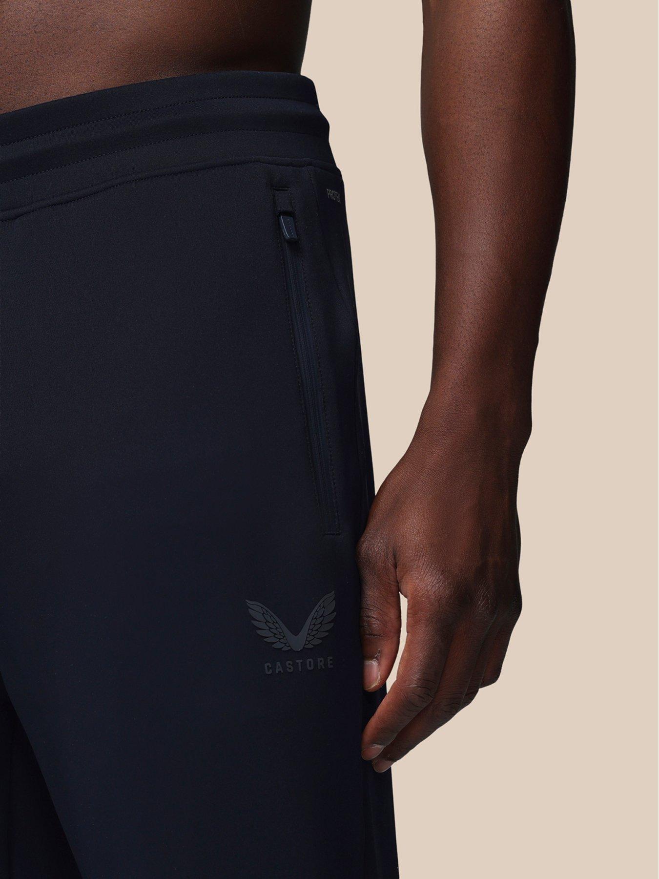 Image 5 of 7 of Castore Mens Training Flex Stretch Zip Pocket Joggers - Navy